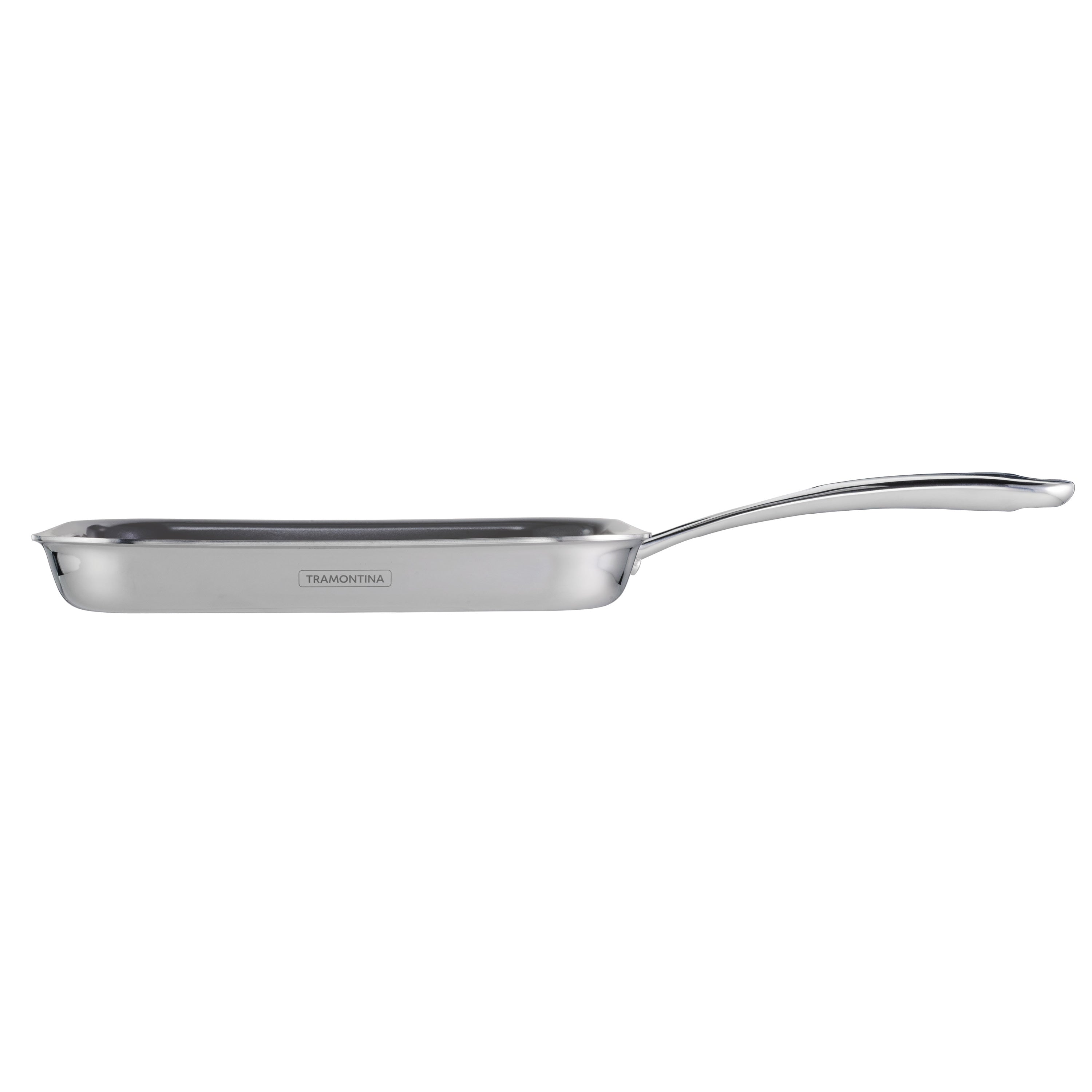 tramontina-utsava-tri-ply-clad-10-inch-grill-pan-with-ceramic-interior-and-lid image 3