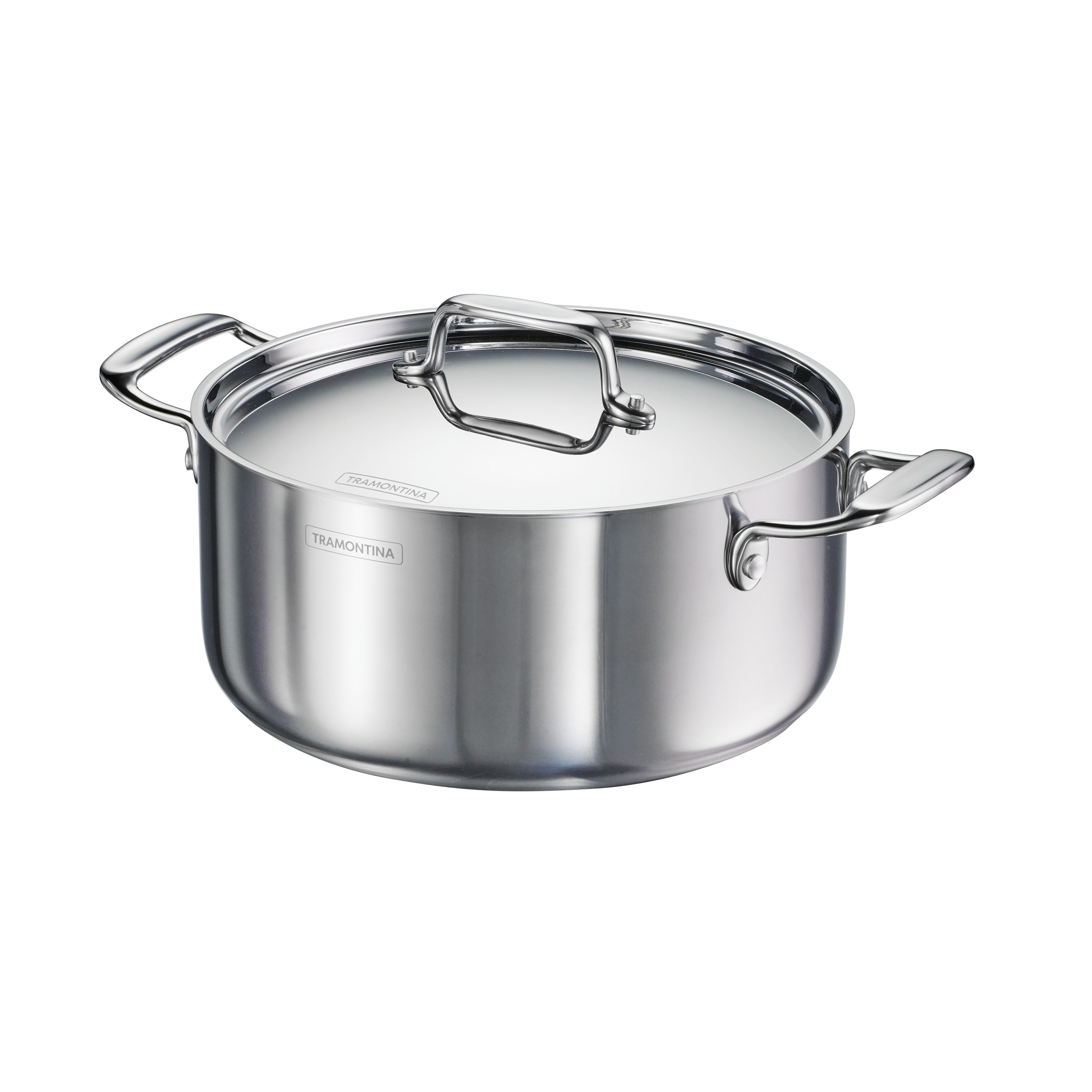 tramontina-utsava-tri-ply-clad-covered-casserole-with-ceramic-interior image 4