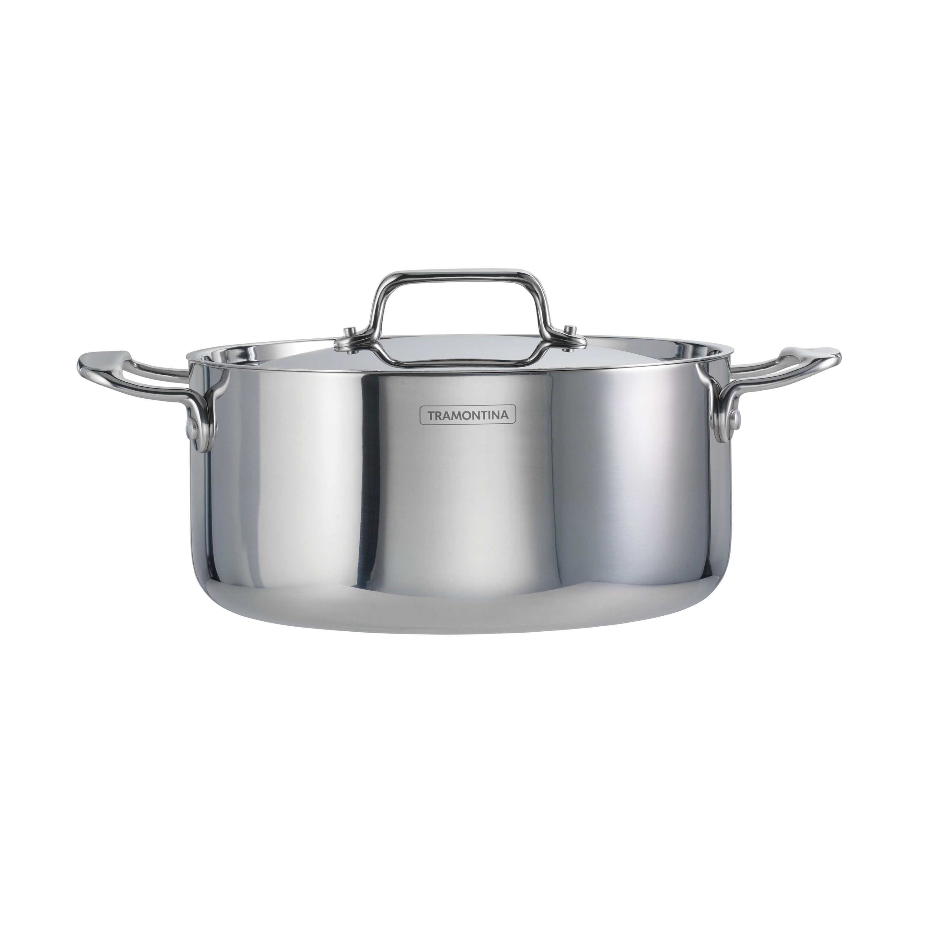 tramontina-utsava-tri-ply-clad-covered-casserole-with-ceramic-interior image 2