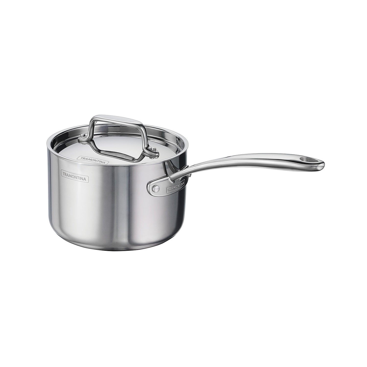 tramontina-utsava-tri-ply-clad-2-2-qt-covered-saucepan-with-ceramic-interior-ind image 3