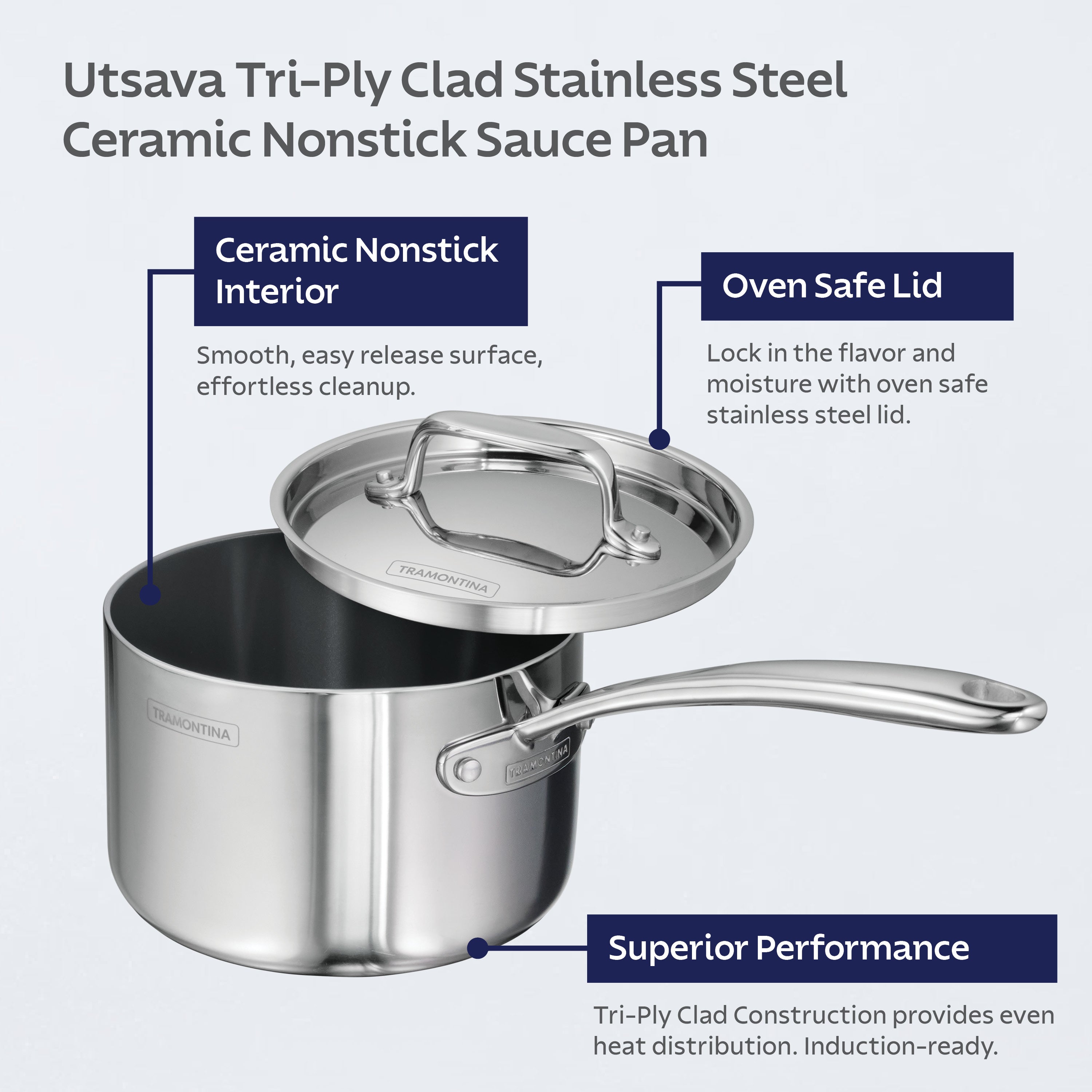 tramontina-utsava-tri-ply-clad-2-2-qt-covered-saucepan-with-ceramic-interior-ind image 5
