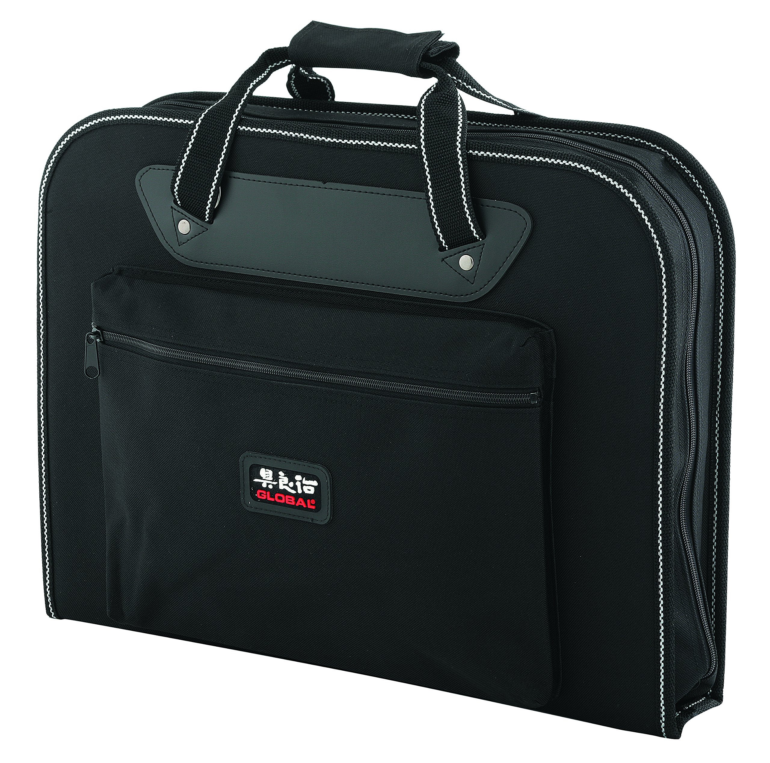 global-g-667-11-11-pocket-chef-s-knife-case-with-handle-durable-denier-nylon-bla image 2