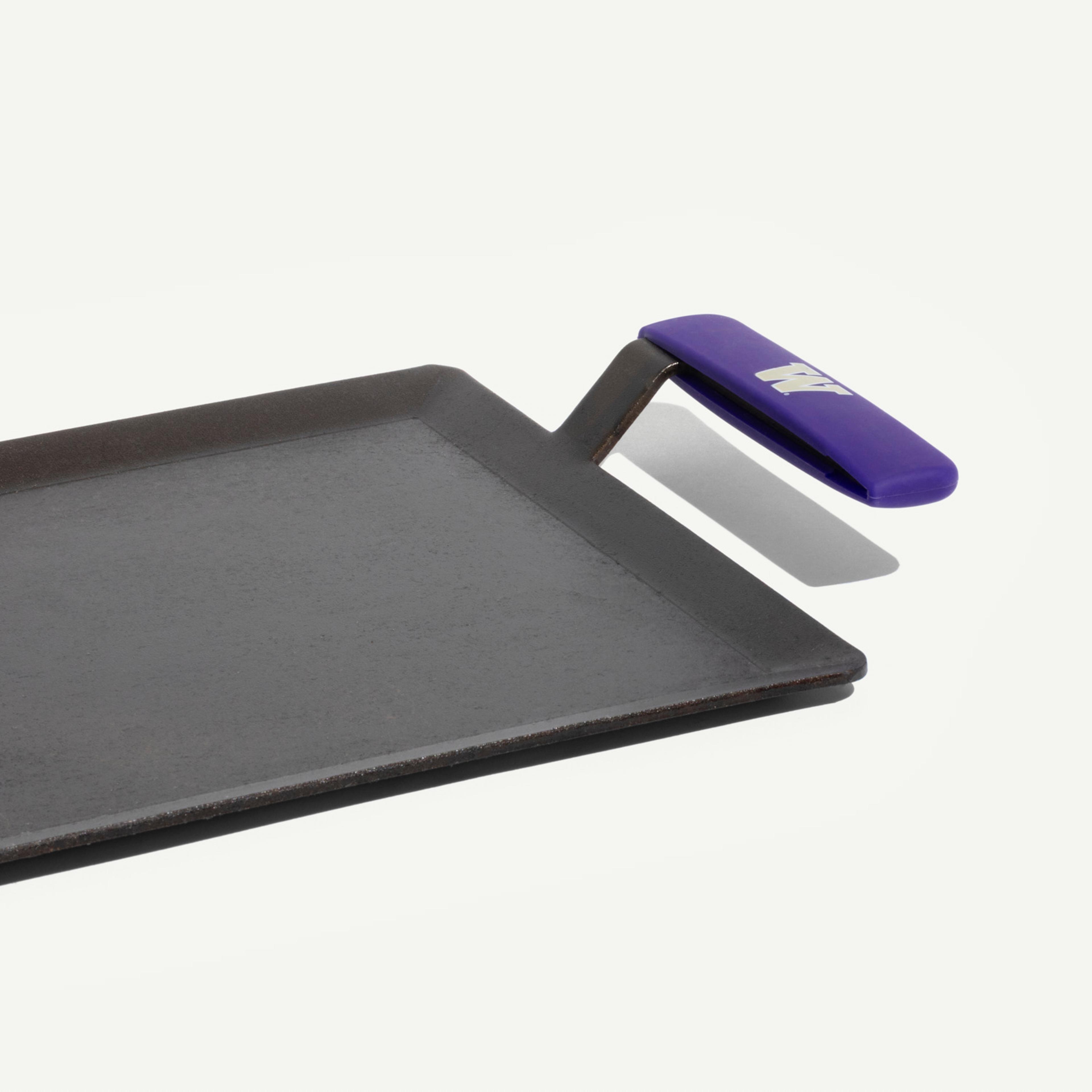 made-in-university-of-washington-silicone-handle-sleeves-carbon-steel-griddle-st image 3