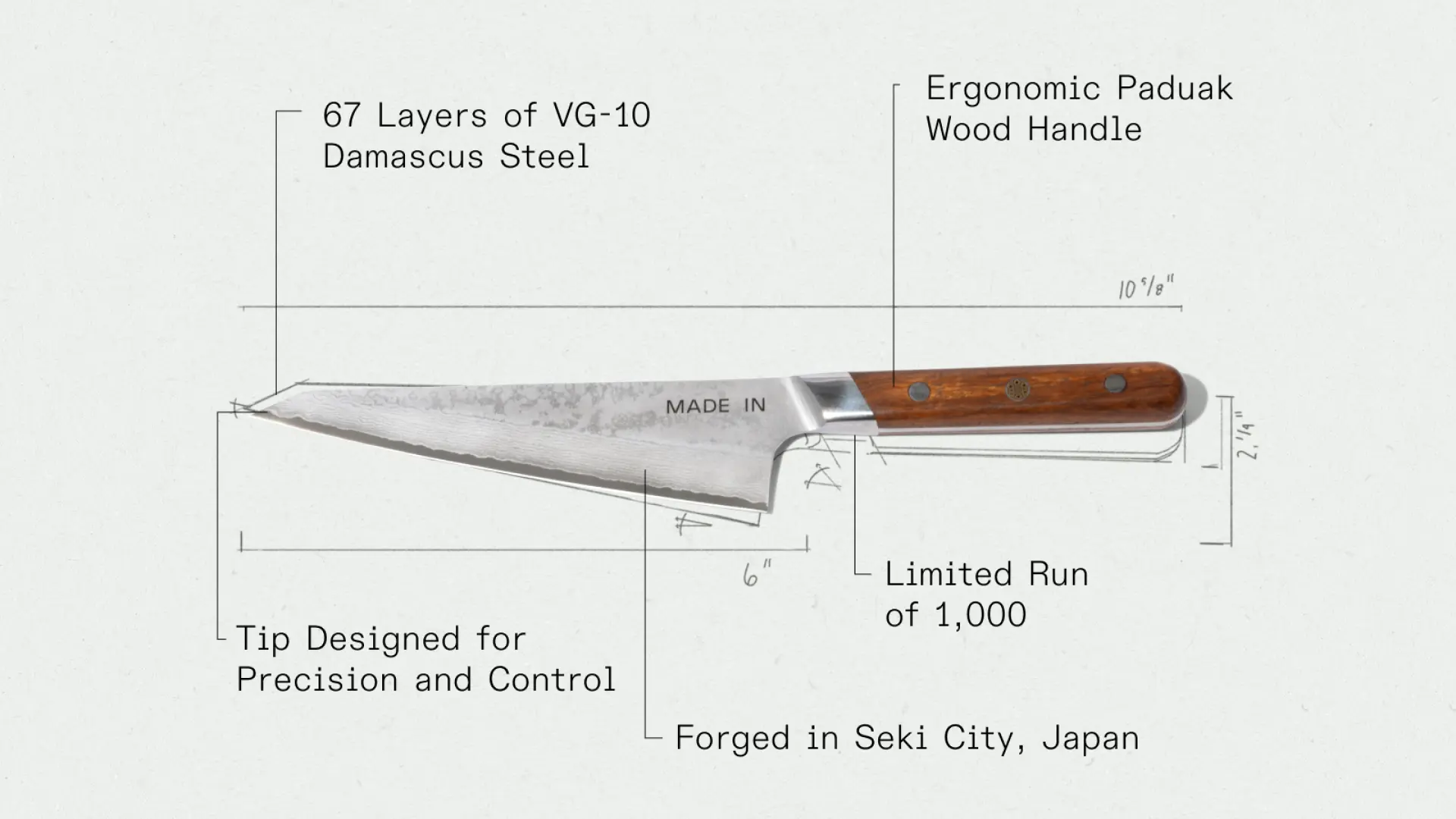 made-in-limited-edition-damascus-honesuki-66-layer-japanese-boning-knife-with-vg image 2