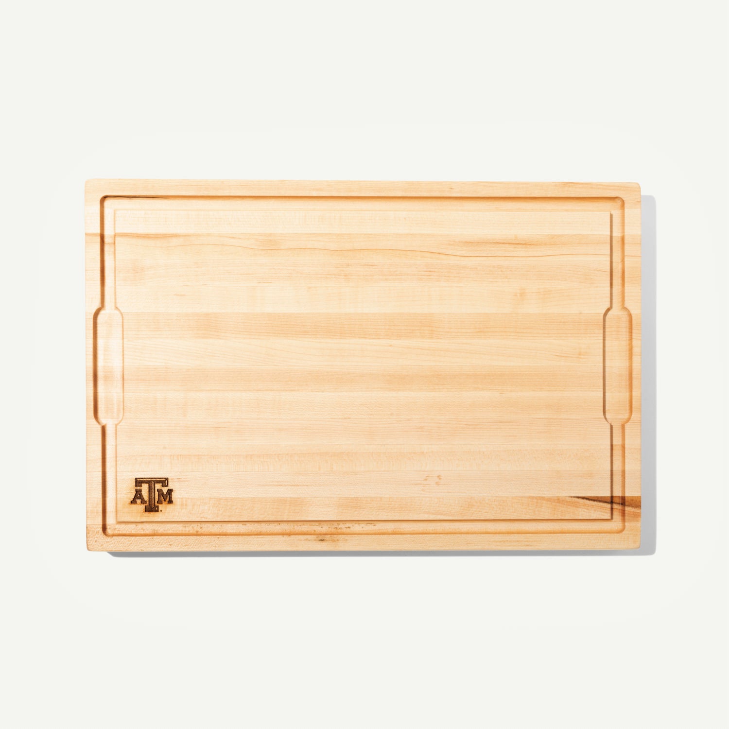 made-in-texas-a-m-university-maple-wood-butcher-block-cutting-board-with-laser-e image 1
