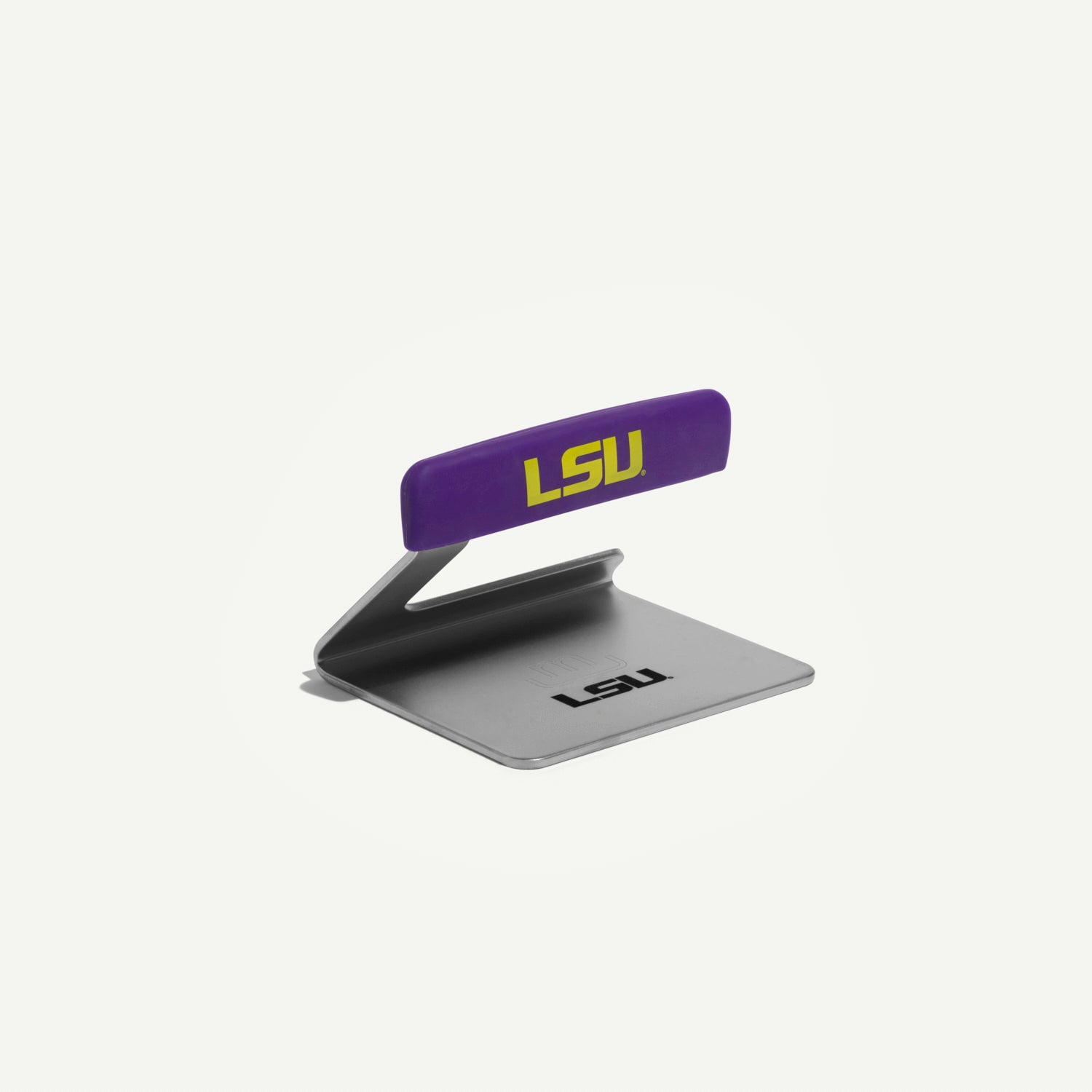 made-in-lsu-louisiana-state-university-grill-press-carbon-steel-grill-press-with image 1