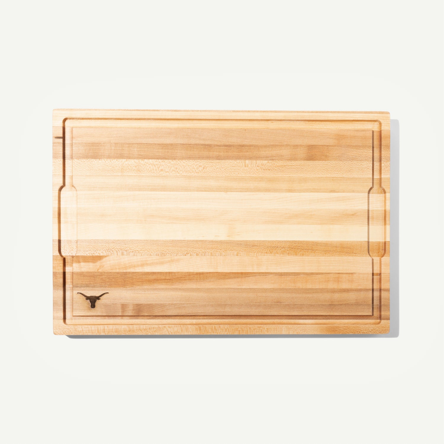 made-in-university-of-texas-maple-wood-butcher-block-with-laser-engraved-ut-logo image 1