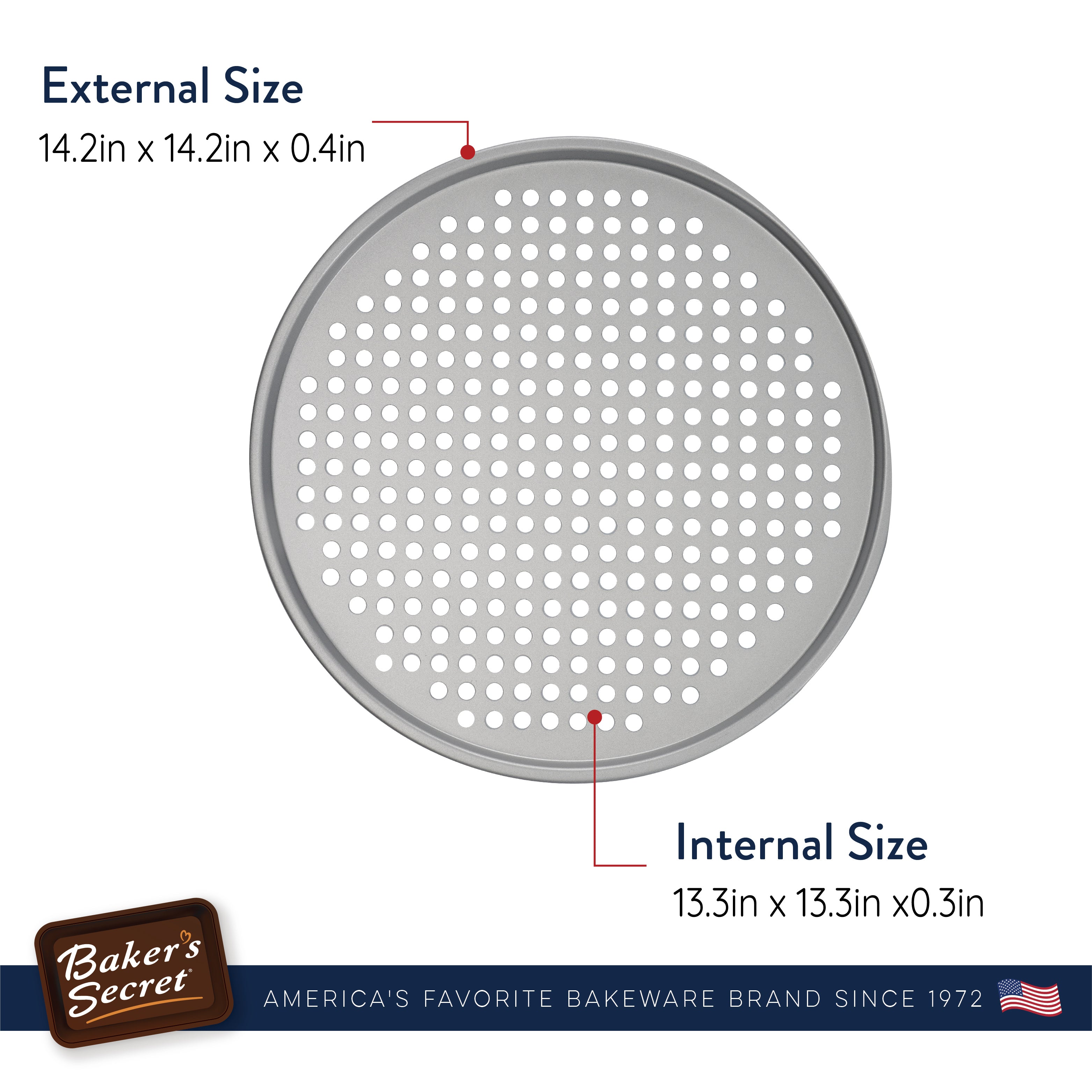 baker-s-secret-aluminized-steel-pizza-crisper-14-inch-perforated-nonstick-pizza- image 3