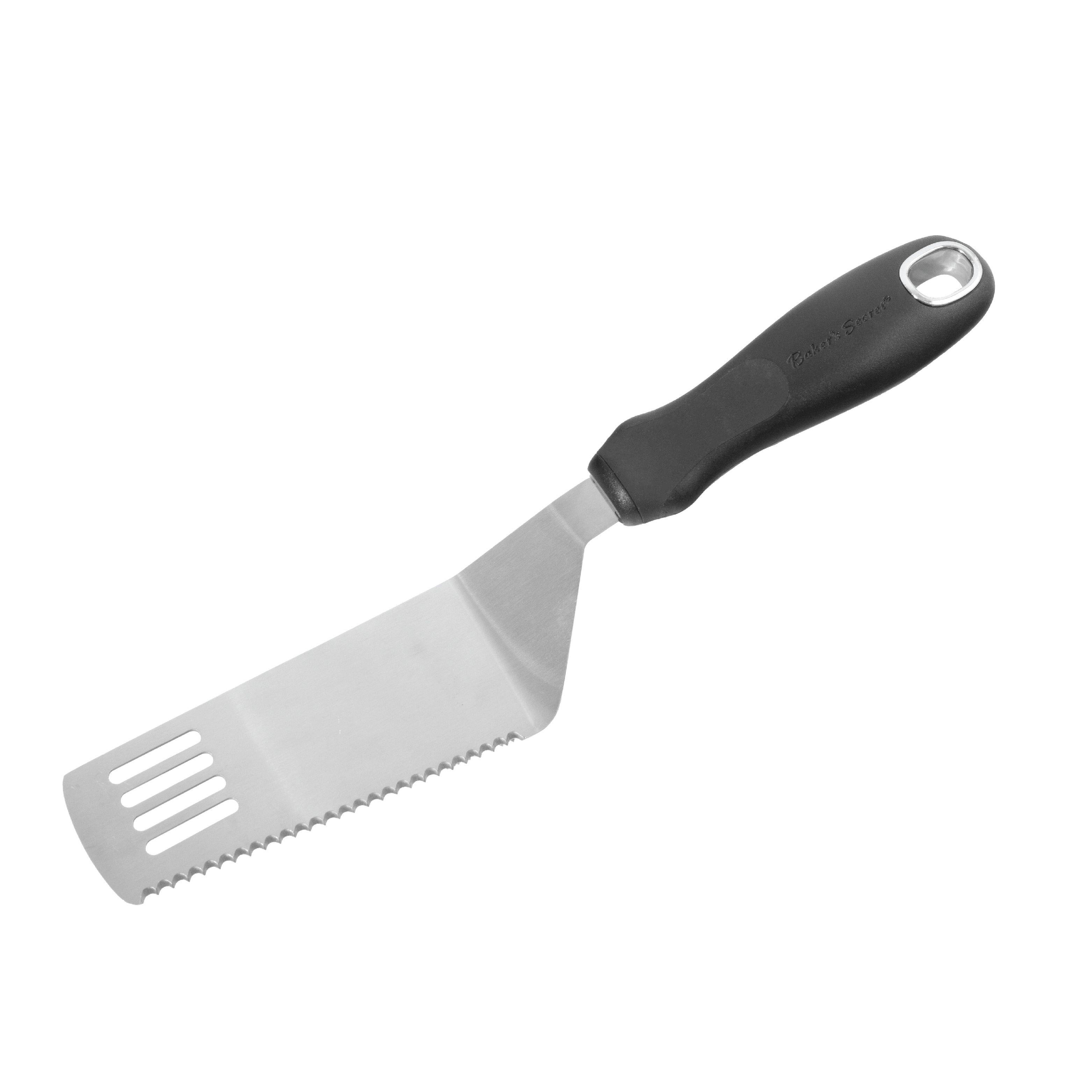 baker-s-secret-stainless-steel-cheese-shovel-cheese-cutter-slicer-server-with-no image 1
