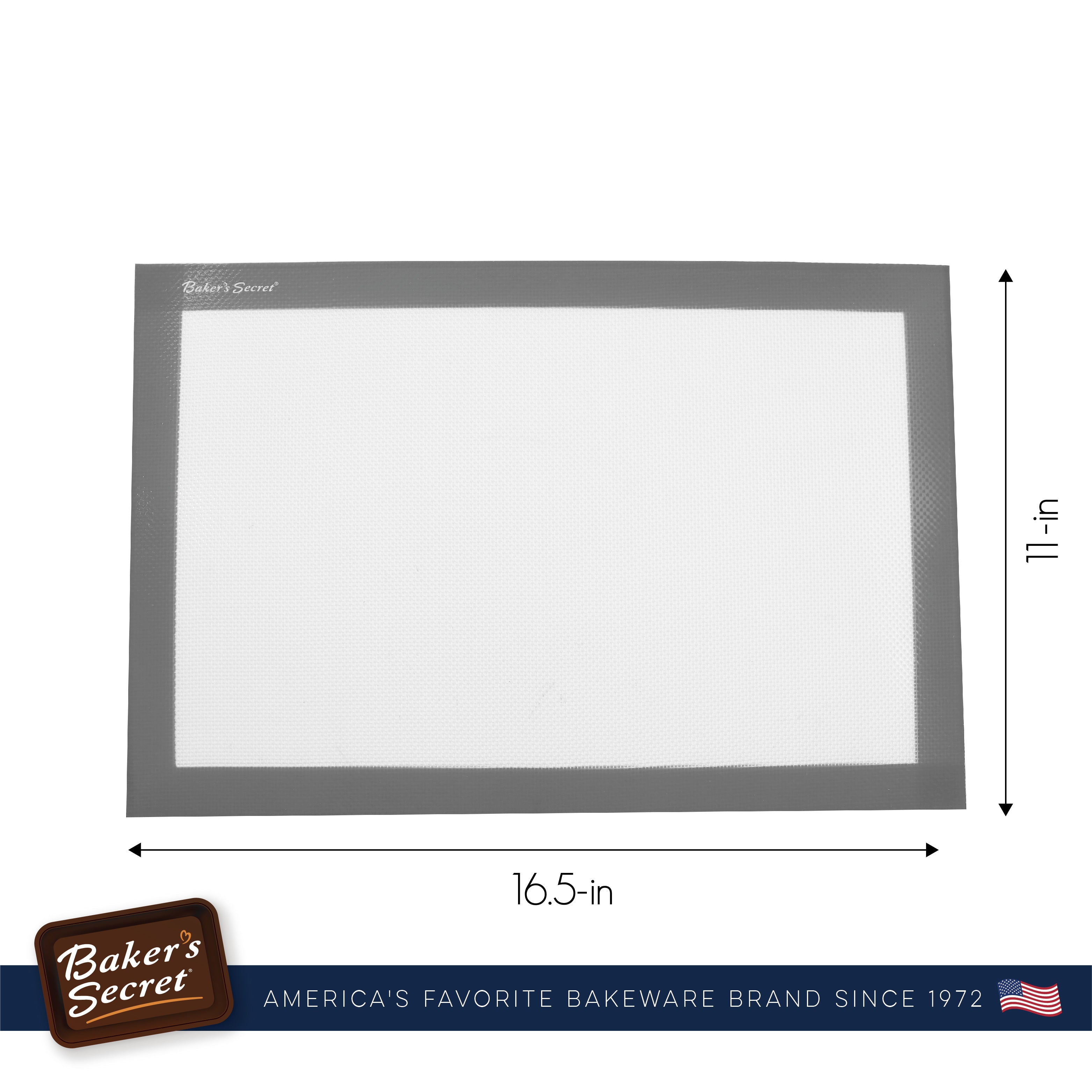 baker-s-secret-non-stick-silicone-baking-mat-16-5-x-11-reusable-oven-safe-baking image 2