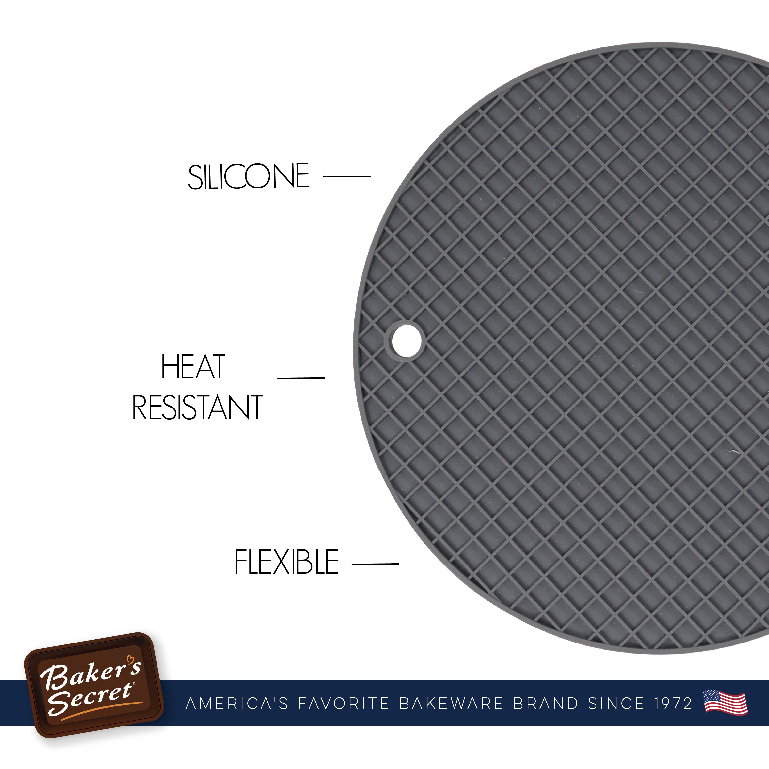 baker-s-secret-silicone-trivet-mats-heat-resistant-non-slip-kitchen-counter-prot image 5