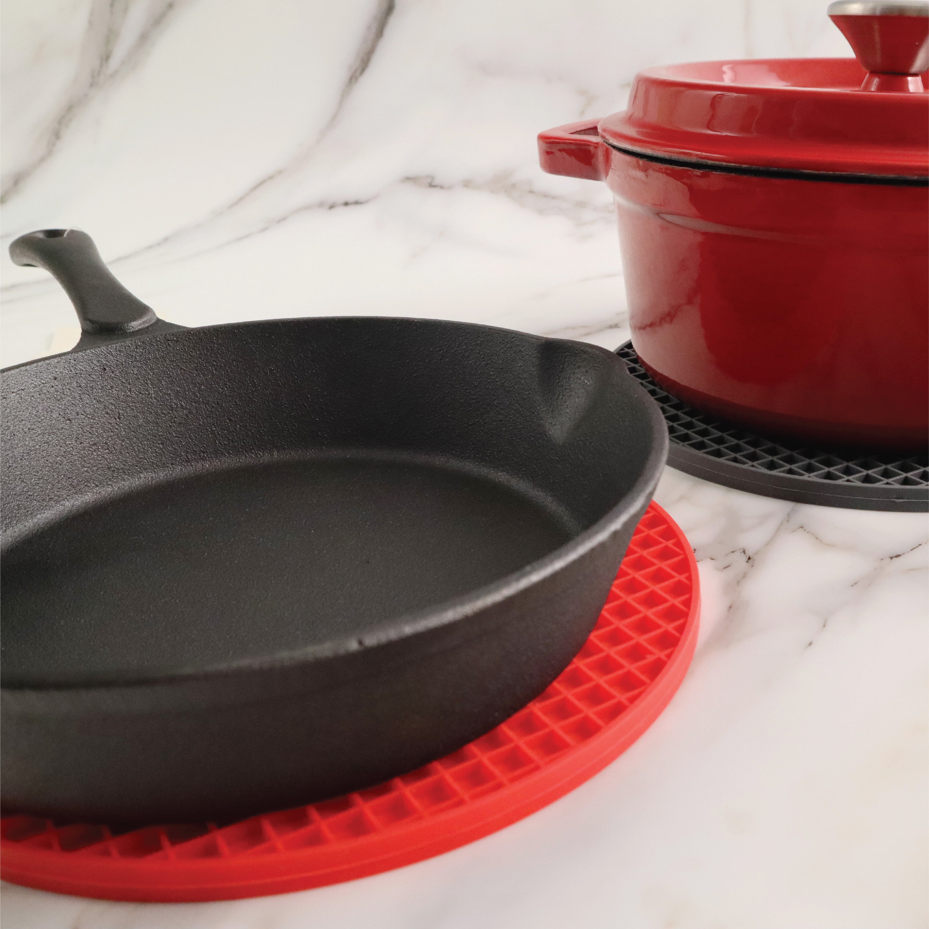 baker-s-secret-silicone-trivet-mats-heat-resistant-non-slip-kitchen-counter-prot image 6