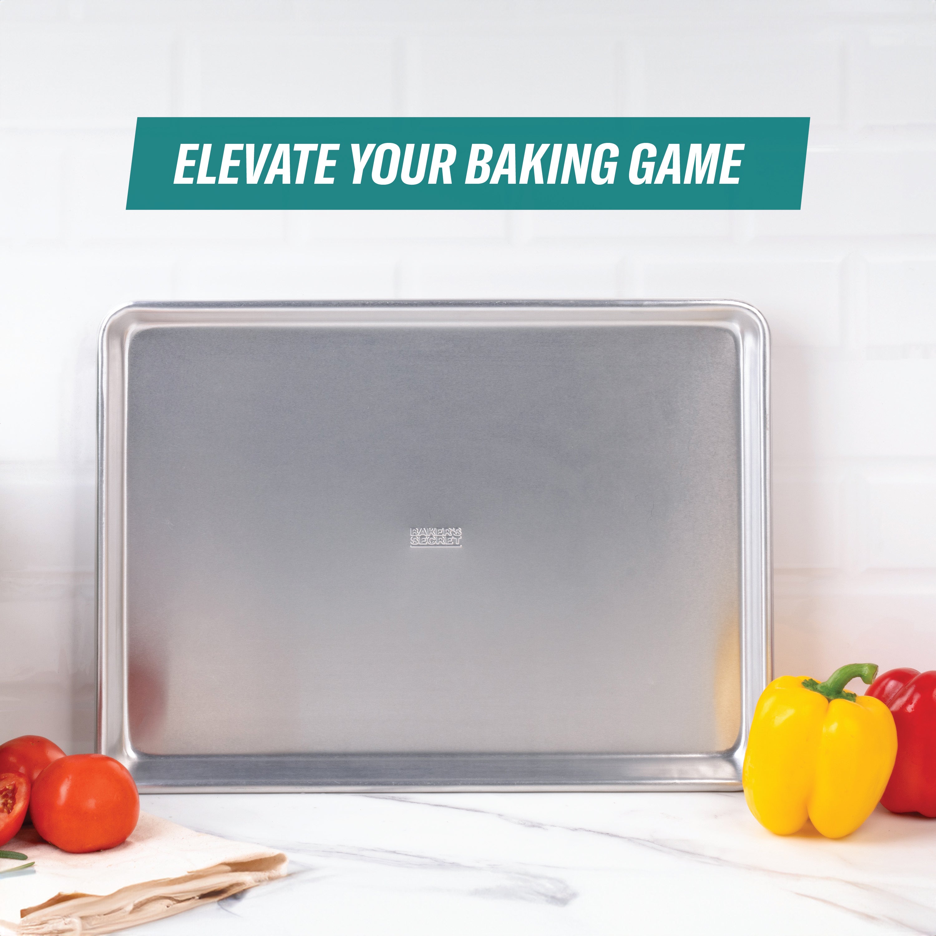 baker-s-secret-18-100-recycled-aluminum-cookie-sheet-with-cooling-rack-set image 6