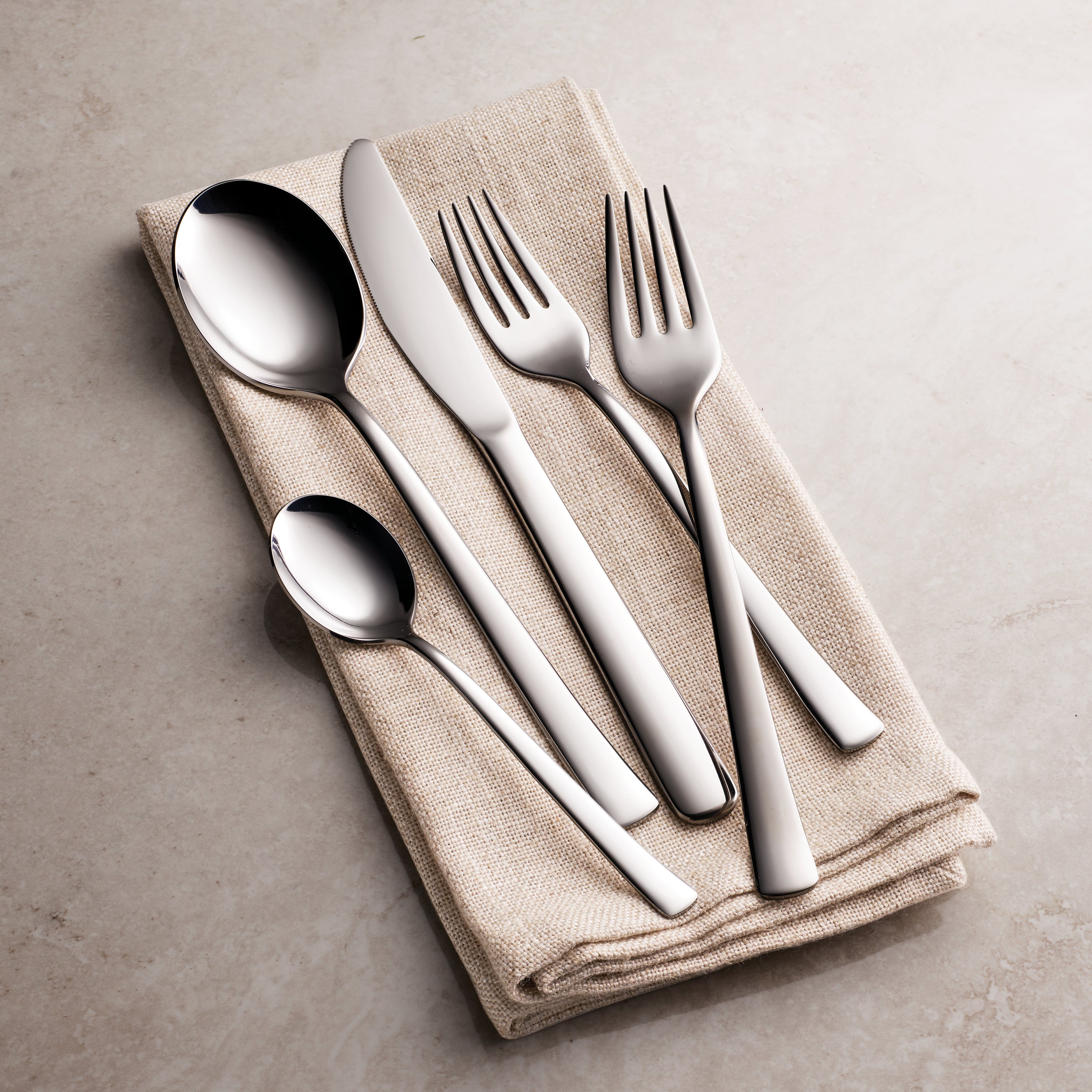 tramontina-berlin-20-piece-18-10-stainless-steel-flatware-set image 2