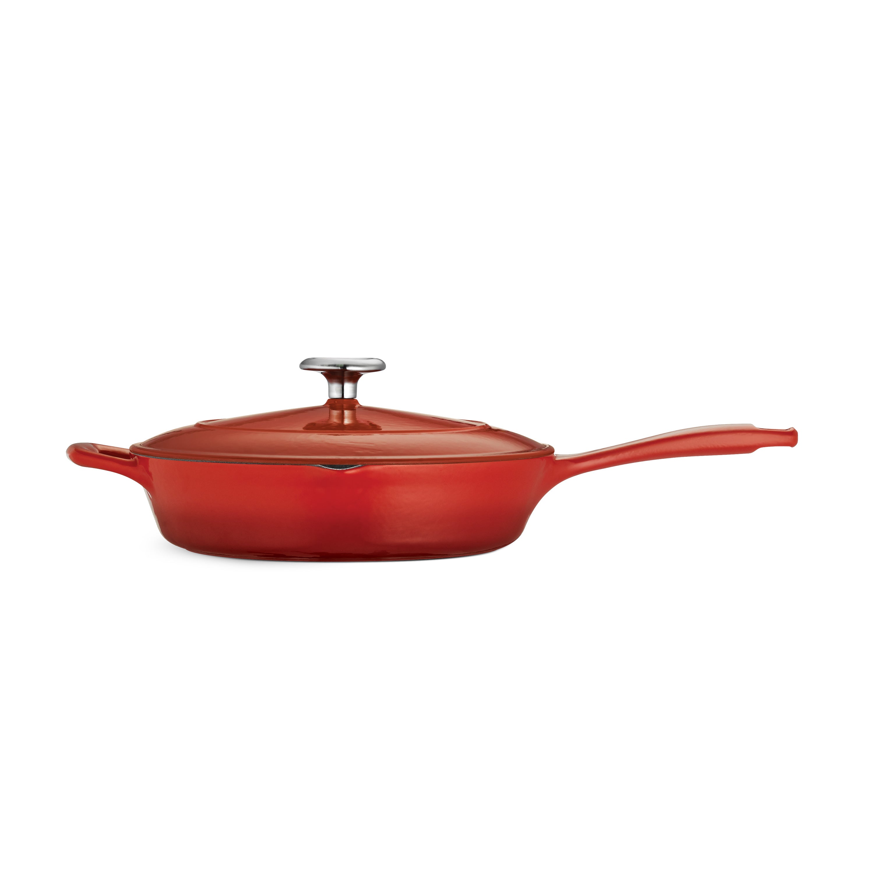 tramontina-bestow-10-inch-enameled-cast-iron-covered-skillet-gradated-red image 5