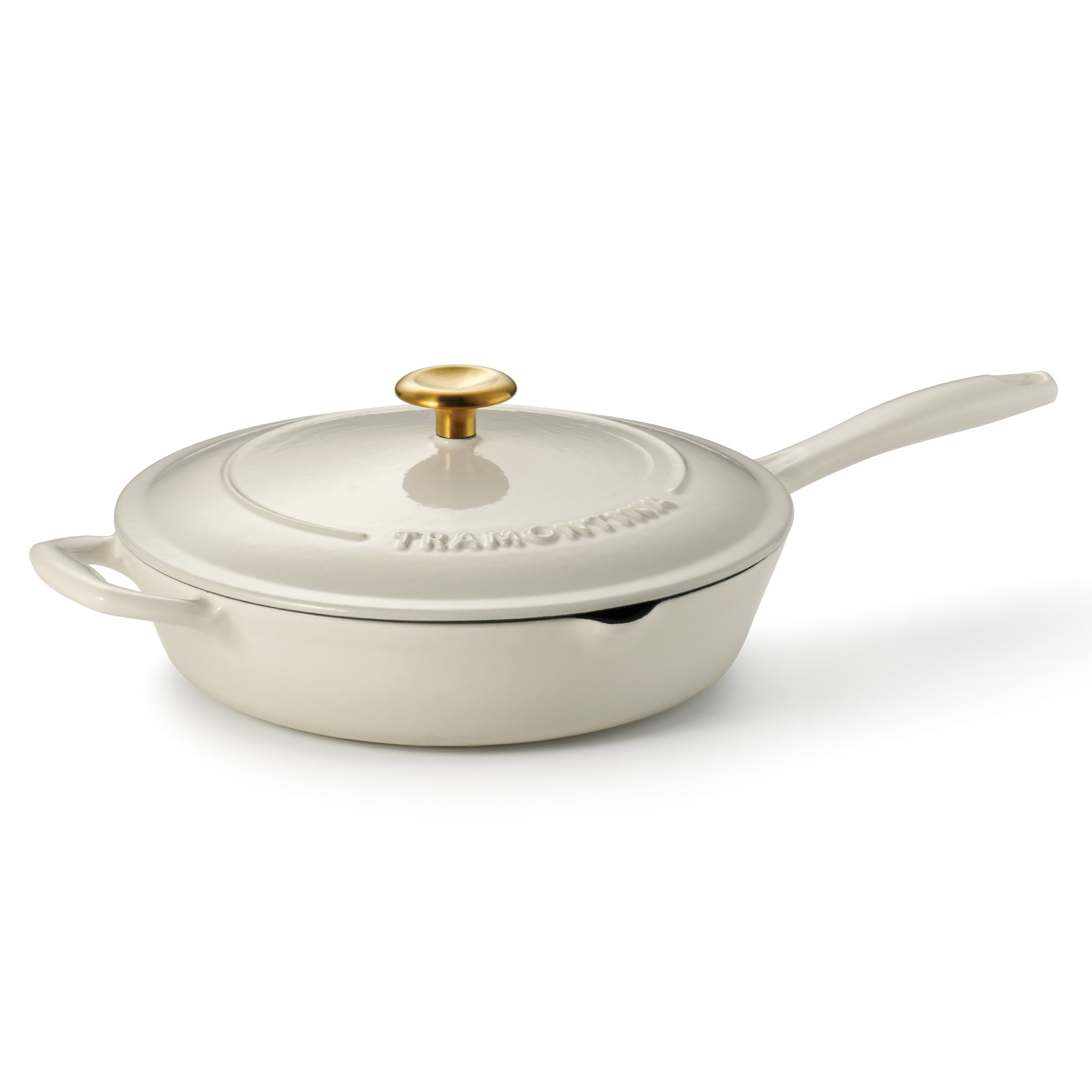 tramontina-bestow-12-inch-enameled-cast-iron-skillet-with-lid image 5