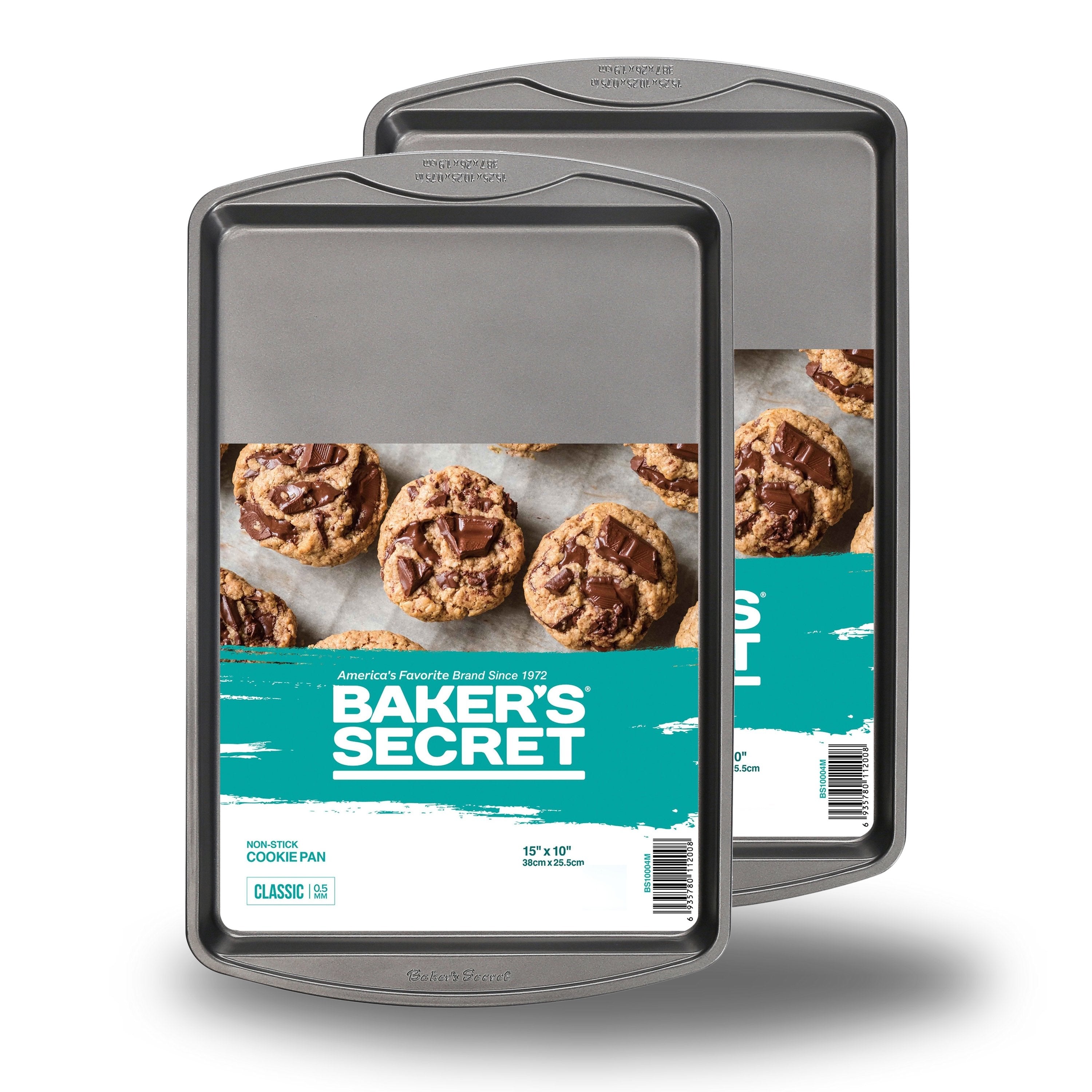 baker-s-secret-non-stick-cookie-sheet-3-size-set-13-15-17-carbon-steel-oven-safe image 1