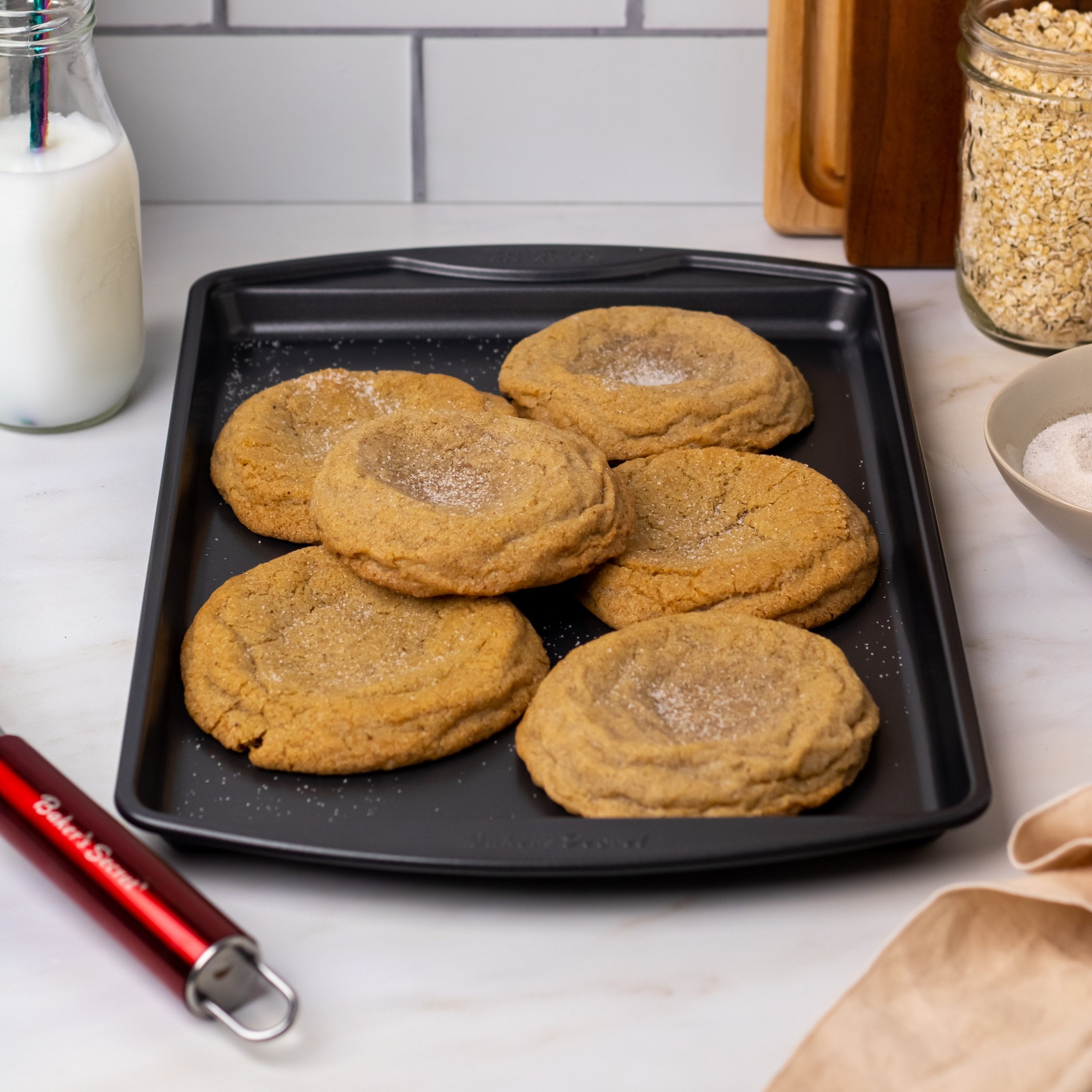 baker-s-secret-non-stick-cookie-sheet-3-size-set-13-15-17-carbon-steel-oven-safe image 8