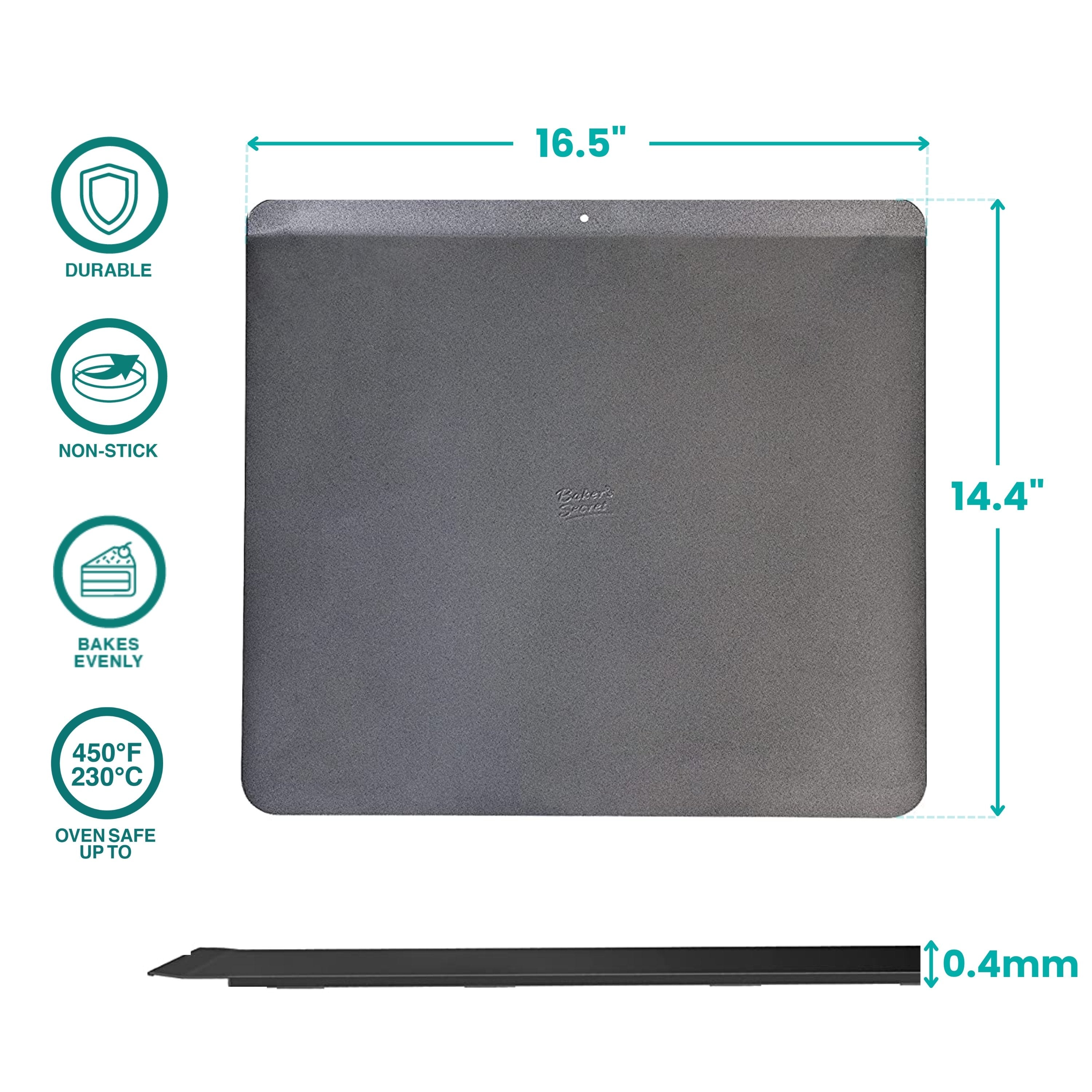 baker-s-secret-non-stick-insulated-cookie-sheet-16-double-wall-baking-pan image 3