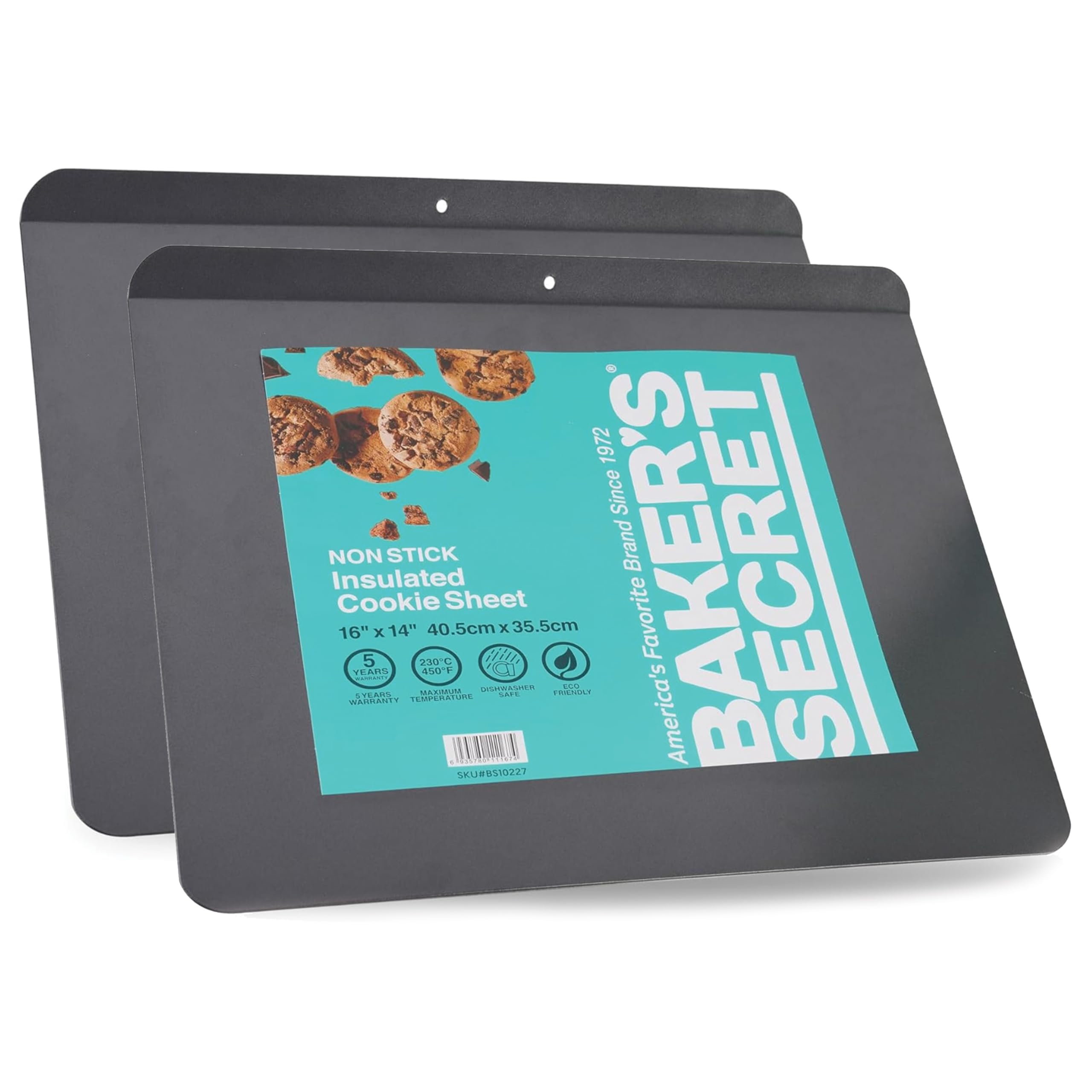 baker-s-secret-non-stick-insulated-cookie-sheet-16-double-wall-baking-pan image 7