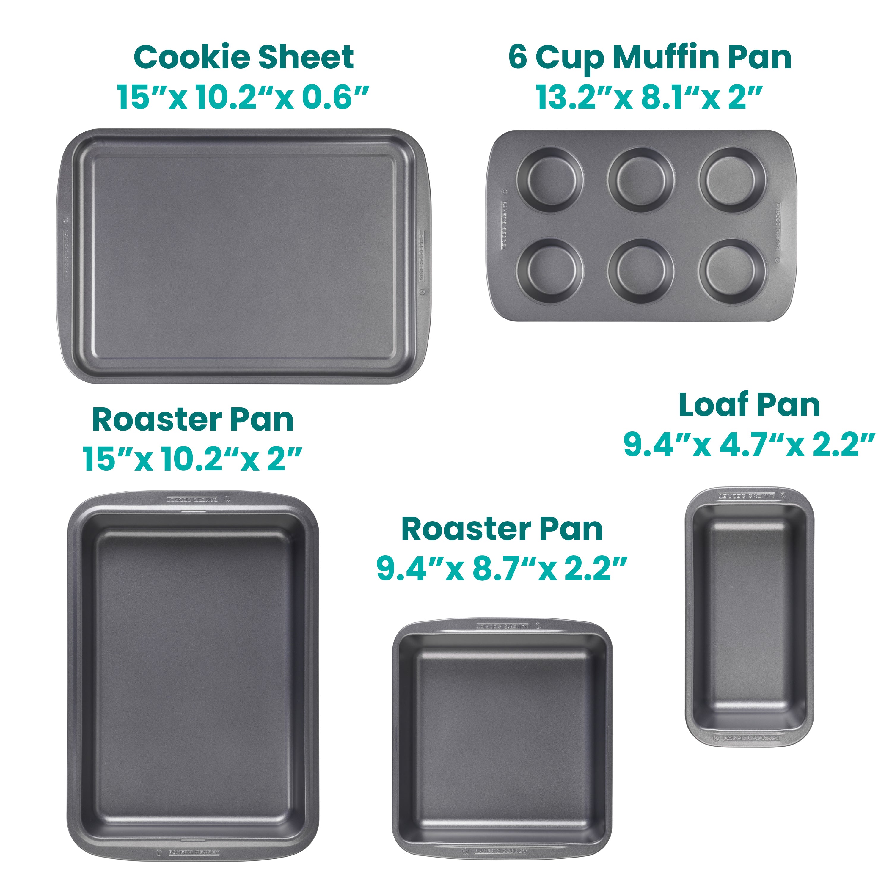 baker-s-secret-essentials-stackable-easy-store-5-piece-non-stick-bakeware-set image 3