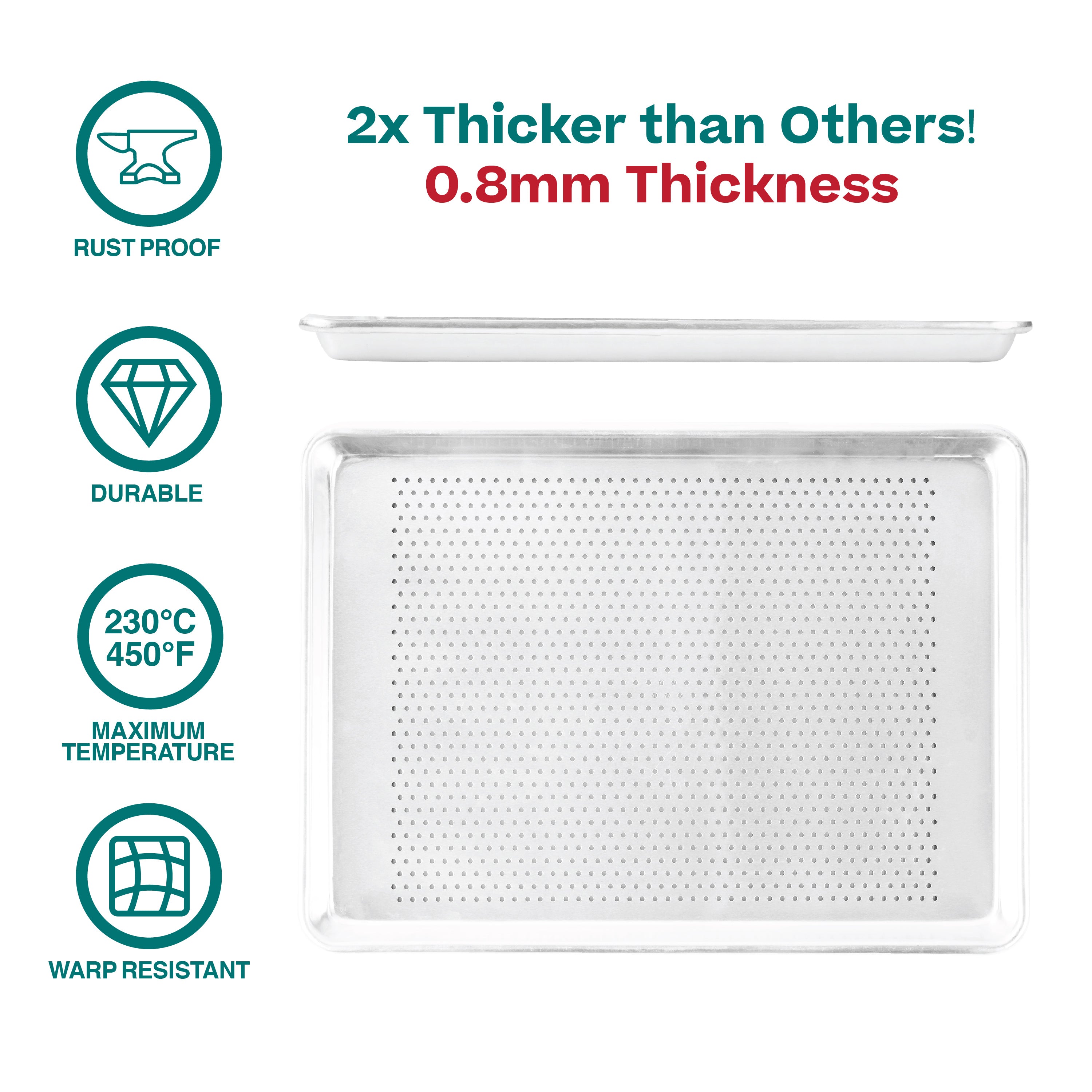 baker-s-secret-18-cookie-sheet-and-perforated-sheet-set-100-recycled-aluminum-ba image 2