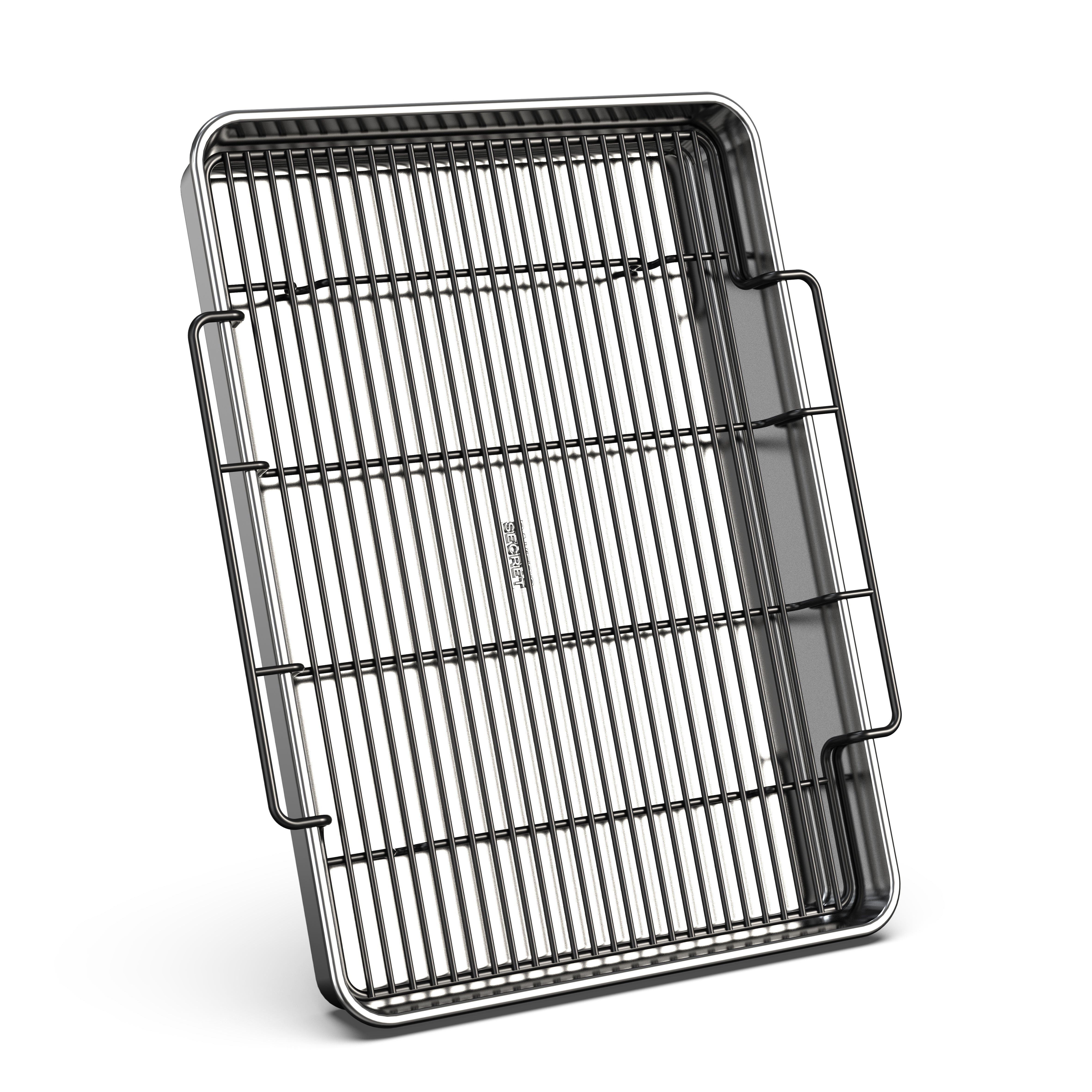 baker-s-secret-large-roaster-pan-with-non-stick-rack-19-x-13-100-recycled-alumin image 1