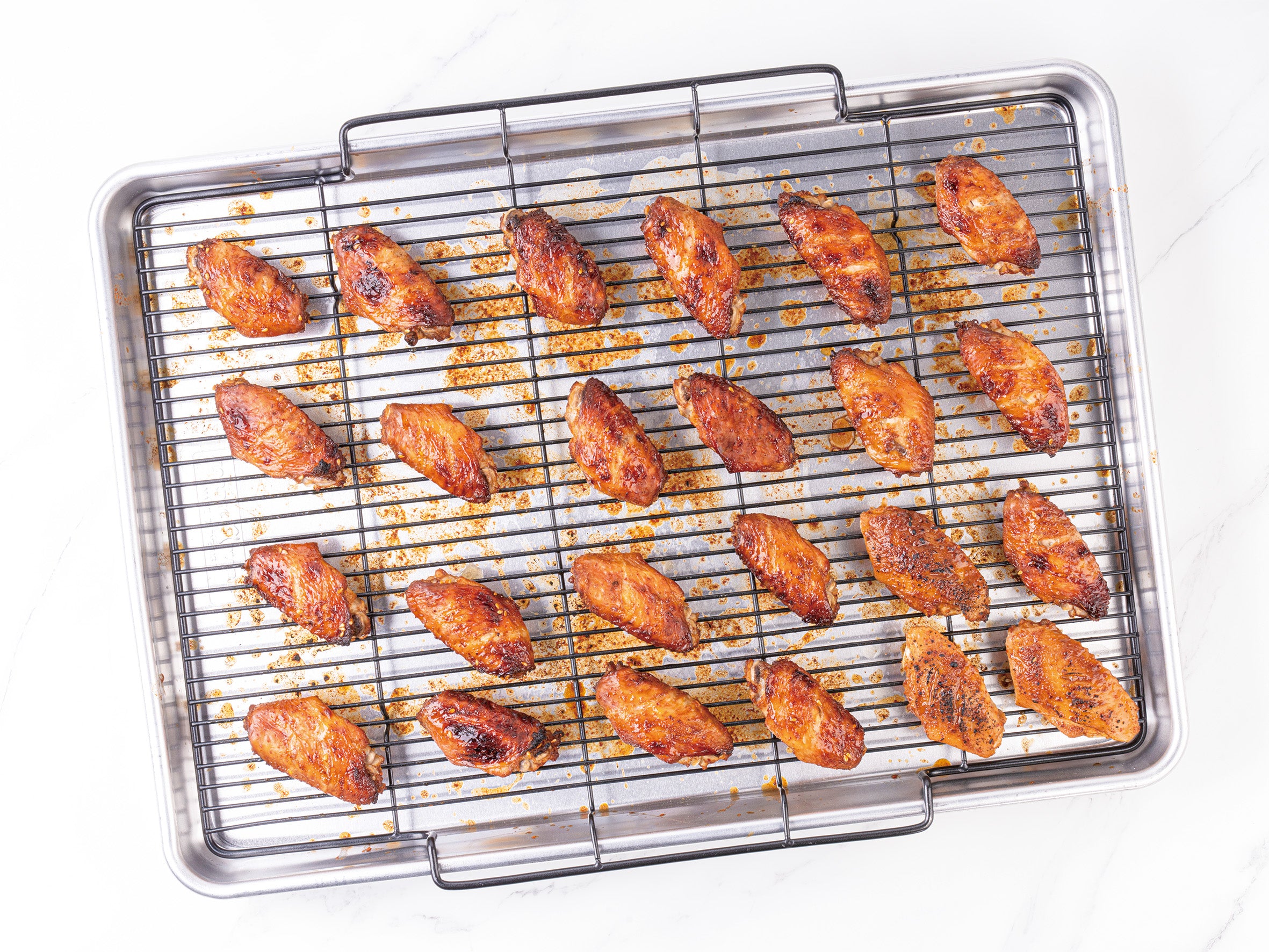 baker-s-secret-large-roaster-pan-with-non-stick-rack-19-x-13-100-recycled-alumin image 6