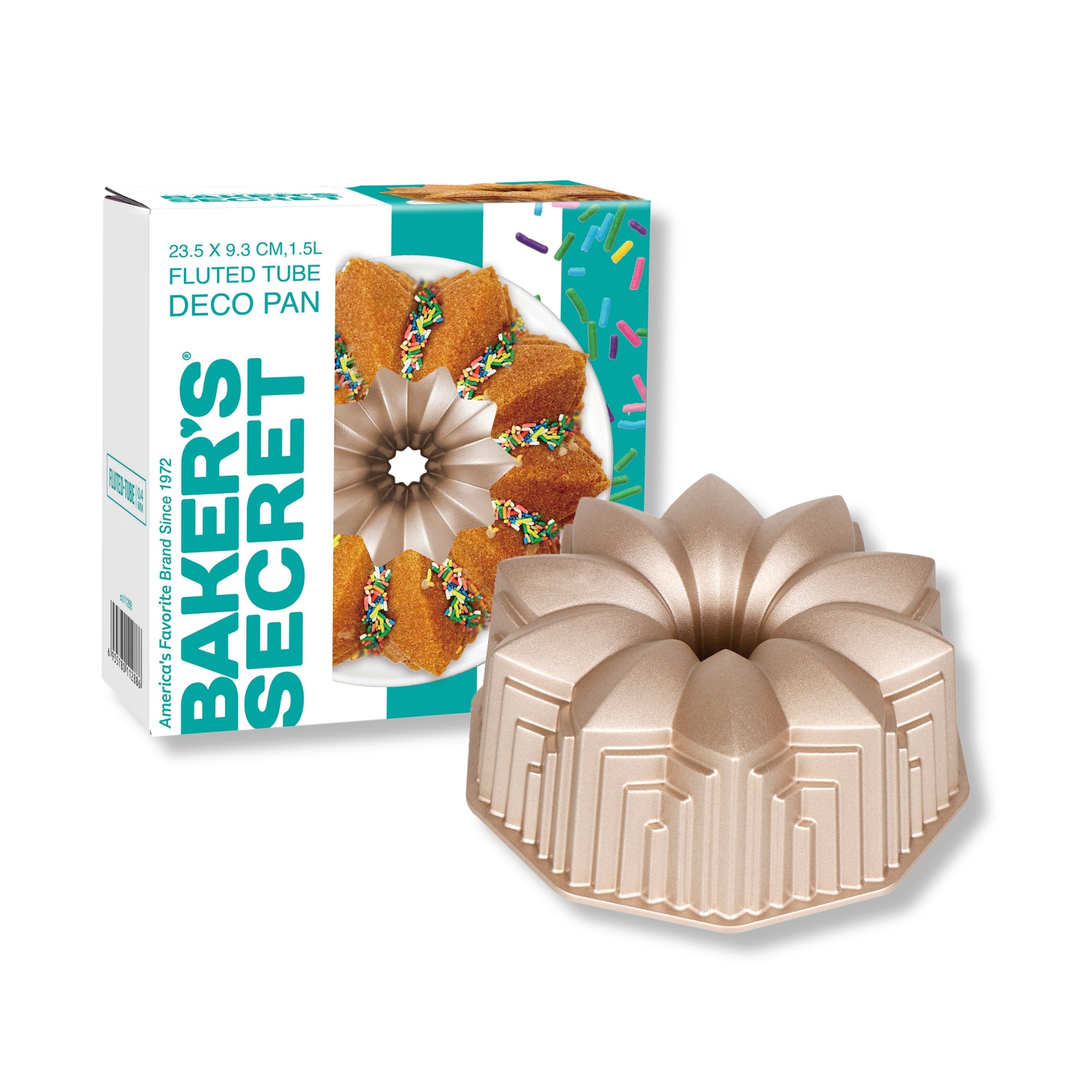 baker-s-secret-deco-non-stick-cast-aluminum-fluted-tube-pan-9-double-layer-non-s image 5