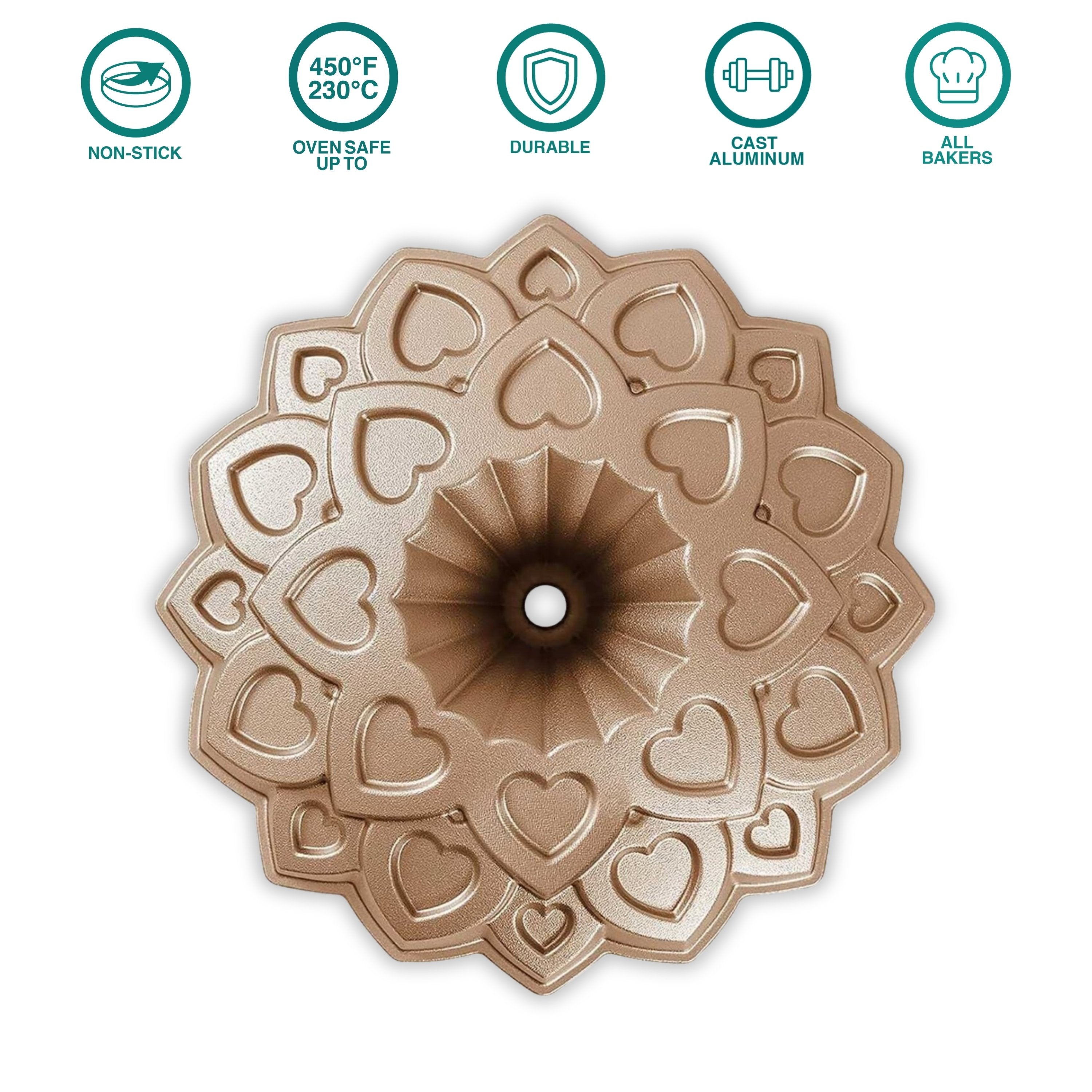 baker-s-secret-amour-non-stick-cast-aluminum-fluted-tube-pan-9-bundt-cake-pan-do image 3