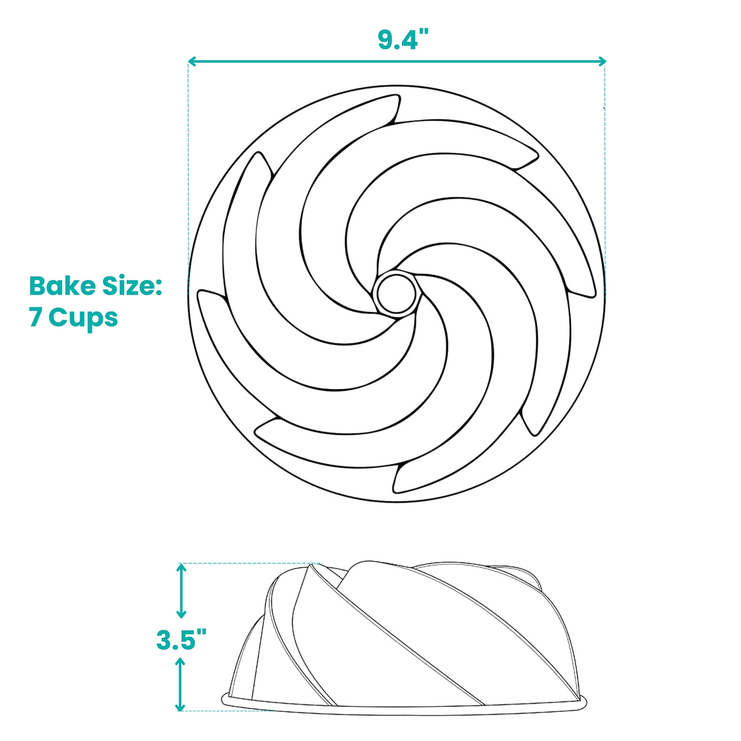 baker-s-secret-marissa-non-stick-cast-aluminum-fluted-tube-pan-9-bundt-style-bak image 2
