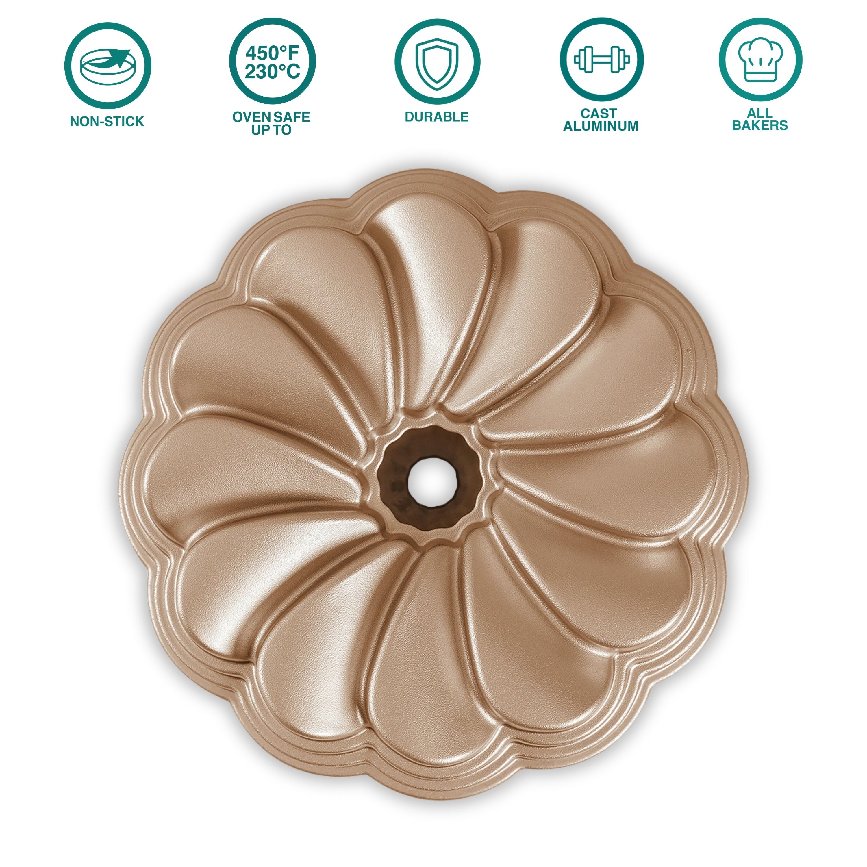 baker-s-secret-petal-non-stick-cast-aluminum-fluted-tube-pan-9-inch-bundt-style- image 3