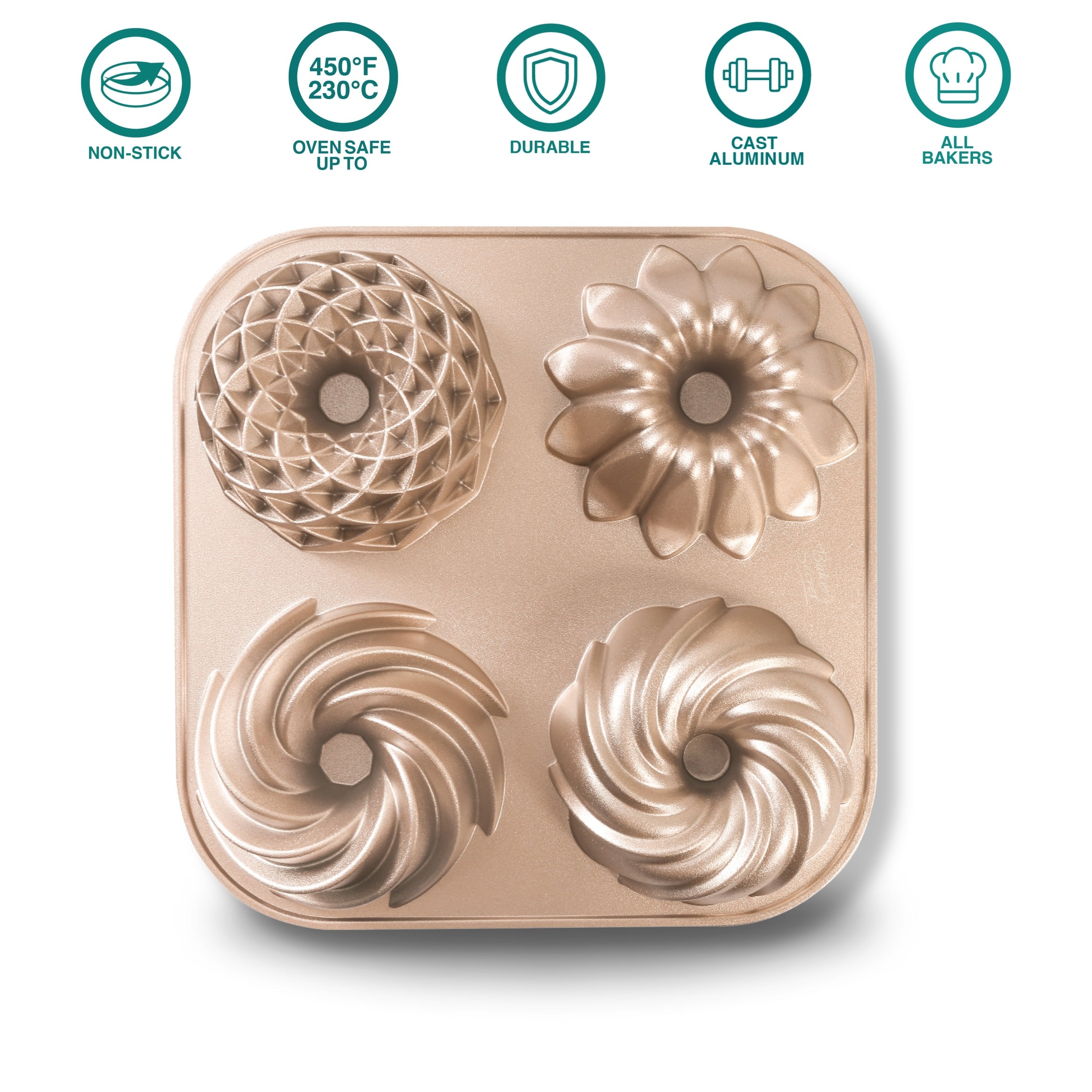 baker-s-secret-4-mini-loves-non-stick-mini-fluted-cake-pan-4-cavity-mini-bundt-b image 3