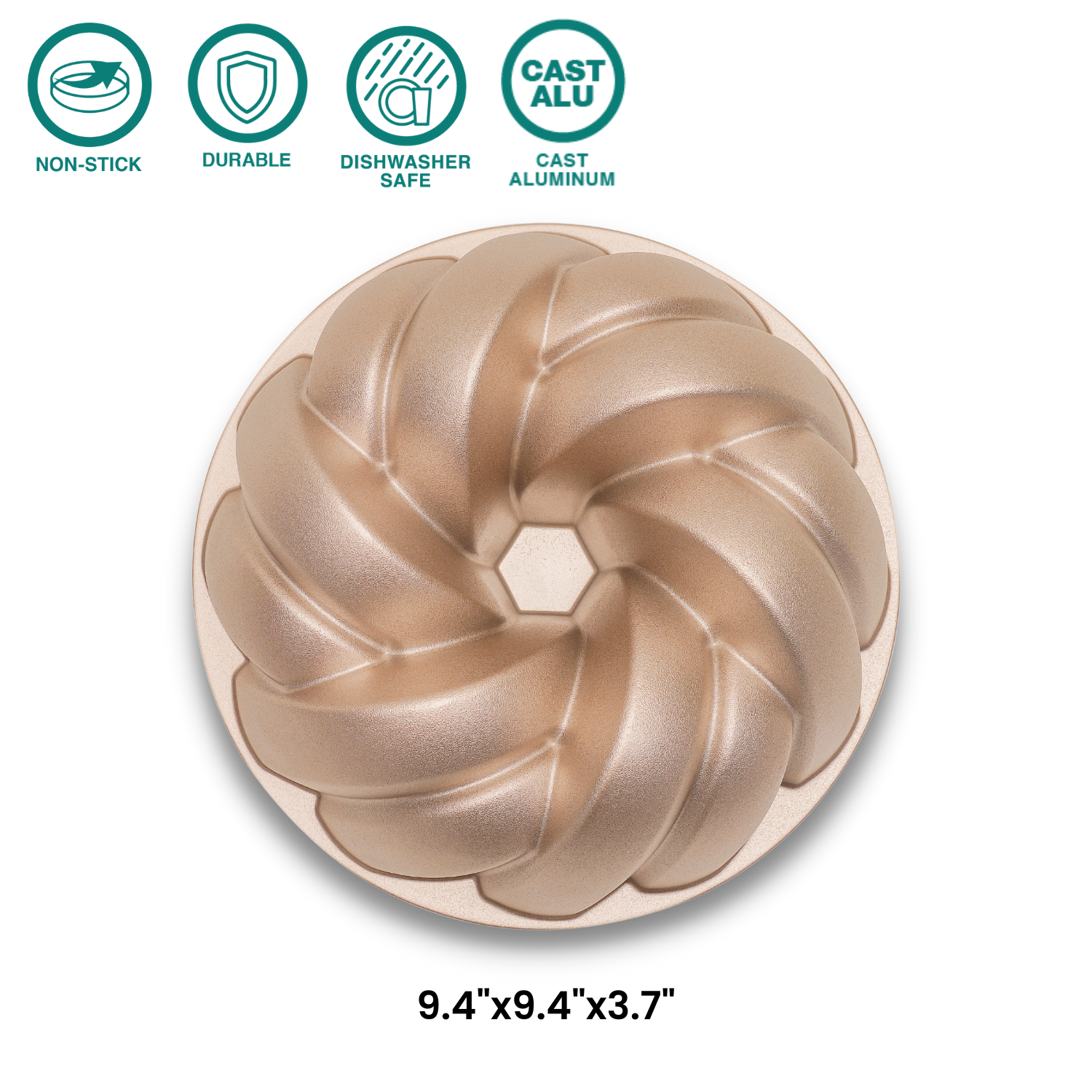 baker-s-secret-cordon-non-stick-cast-aluminum-fluted-tube-pan-9-inch-double-laye image 2