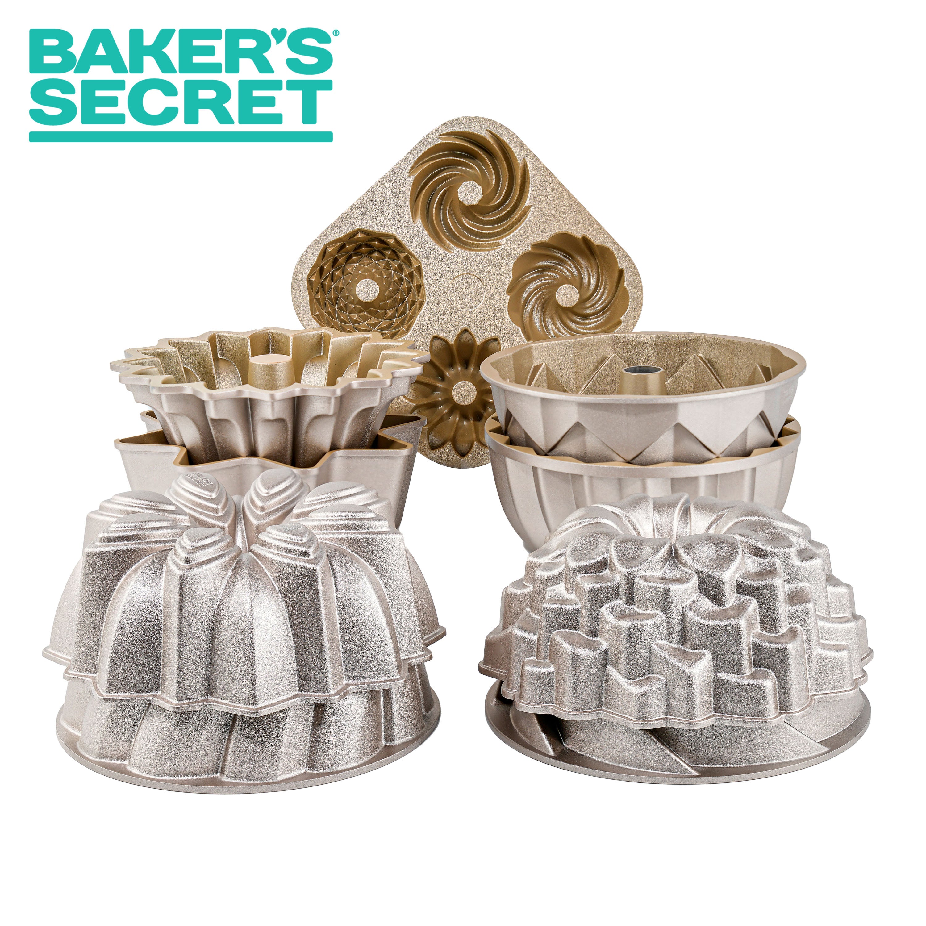 baker-s-secret-4-mini-loves-non-stick-mini-fluted-cake-pan-4-cavity-mini-bundt-b image 7