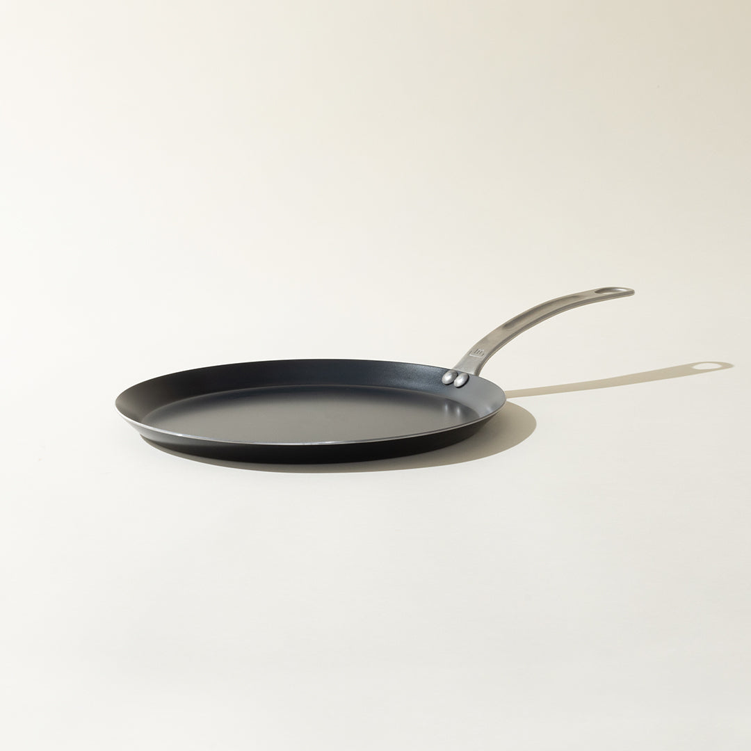 made-in-carbon-steel-tawa-flat-griddle-comal-with-short-lip-for-dosas-cr-pes-fla image 1