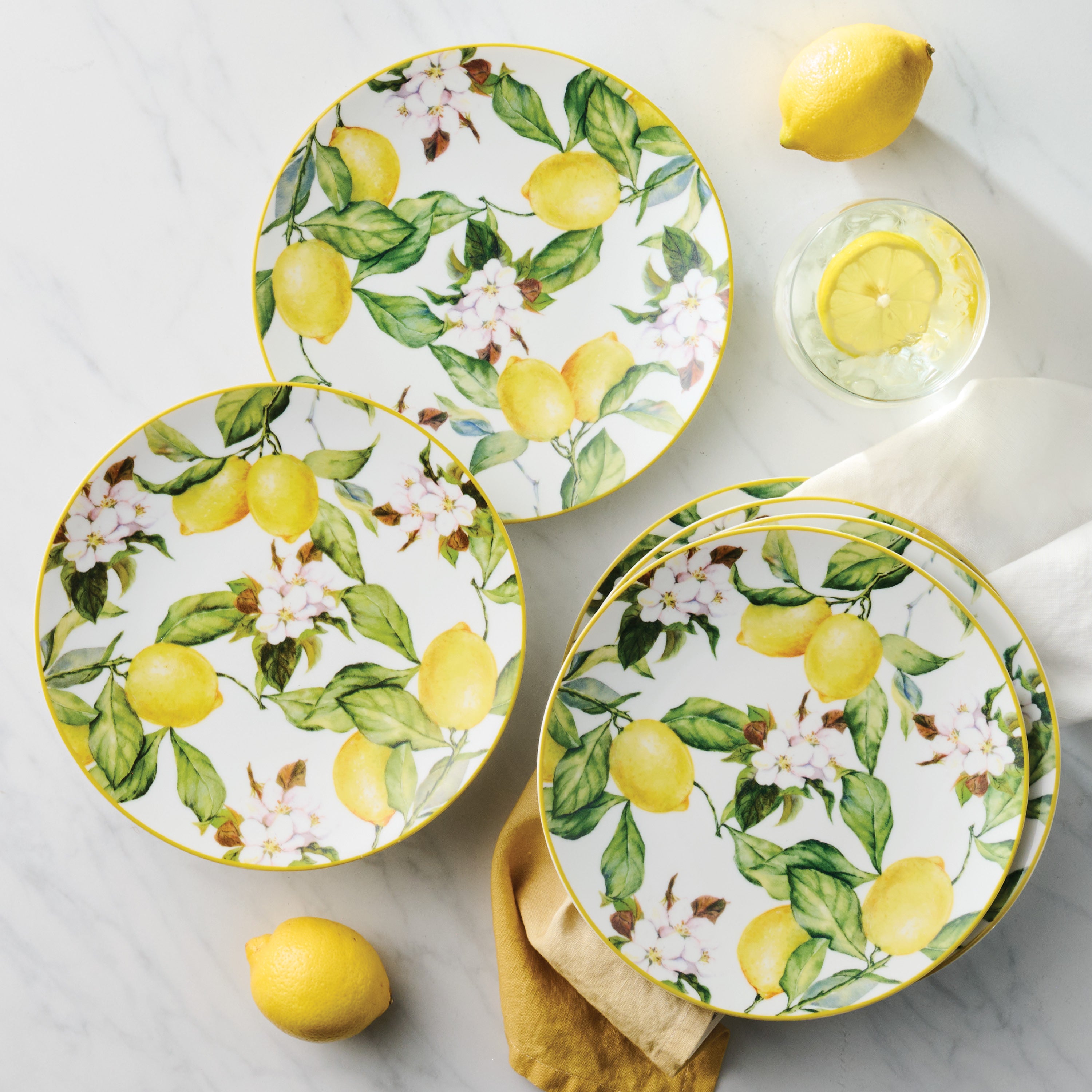 tramontina-carmen-6-piece-dessert-plate-set-glazed-porcelain-dessert-plates-dish image 8