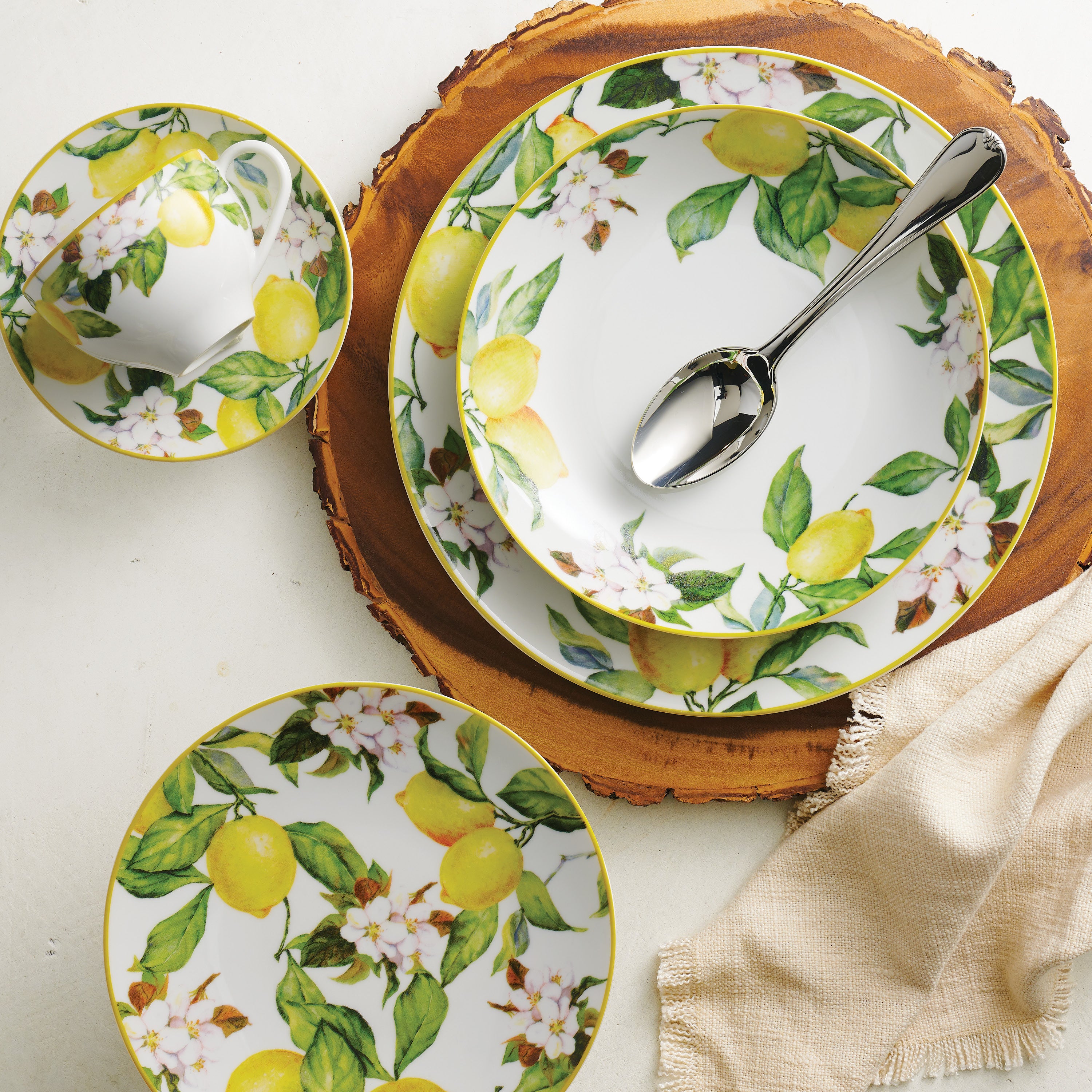 tramontina-carmen-6-piece-dessert-plate-set-glazed-porcelain-dessert-plates-dish image 3