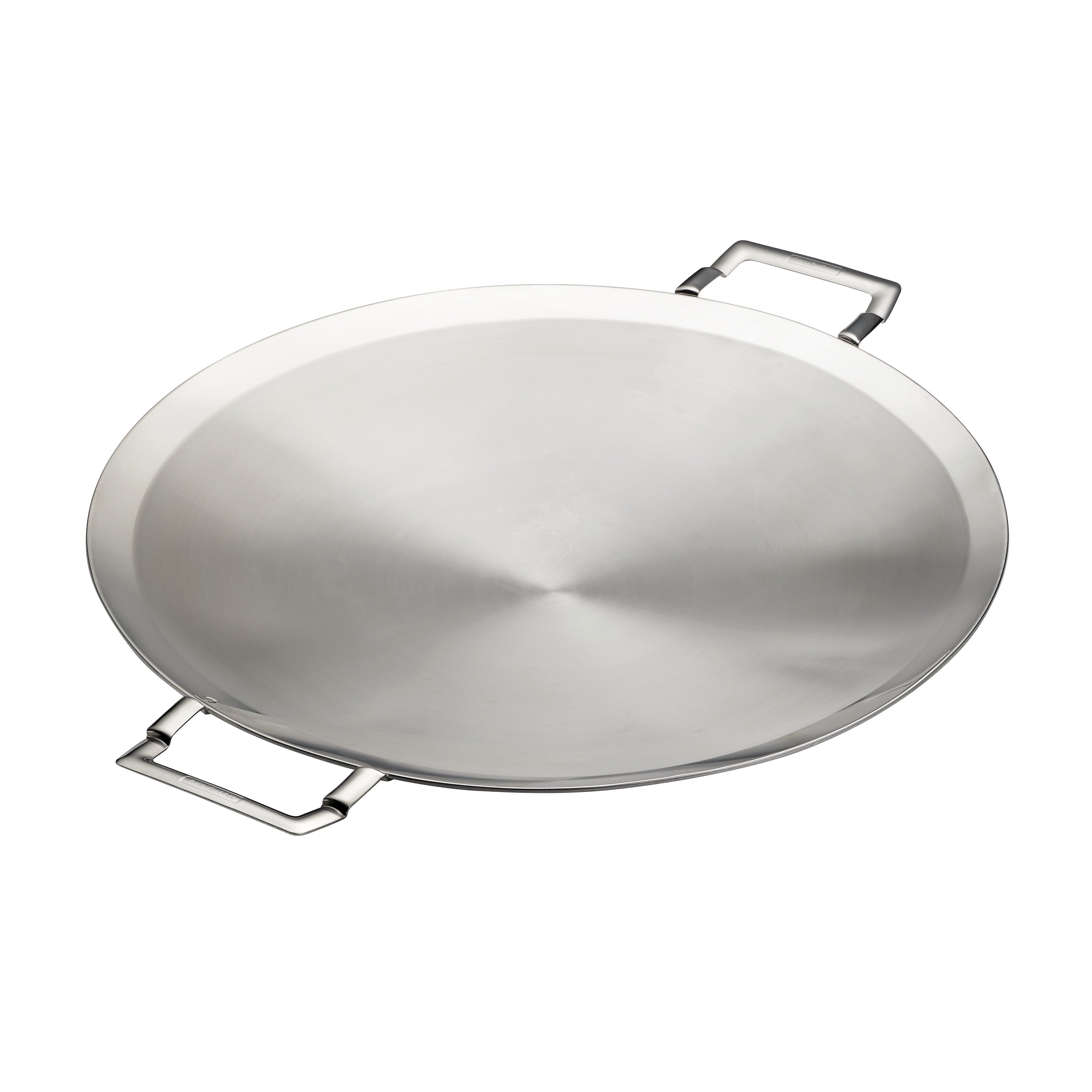 tramontina-churrasco-bbq-17-25-inch-tri-ply-clad-stainless-steel-round-grill-pan image 4