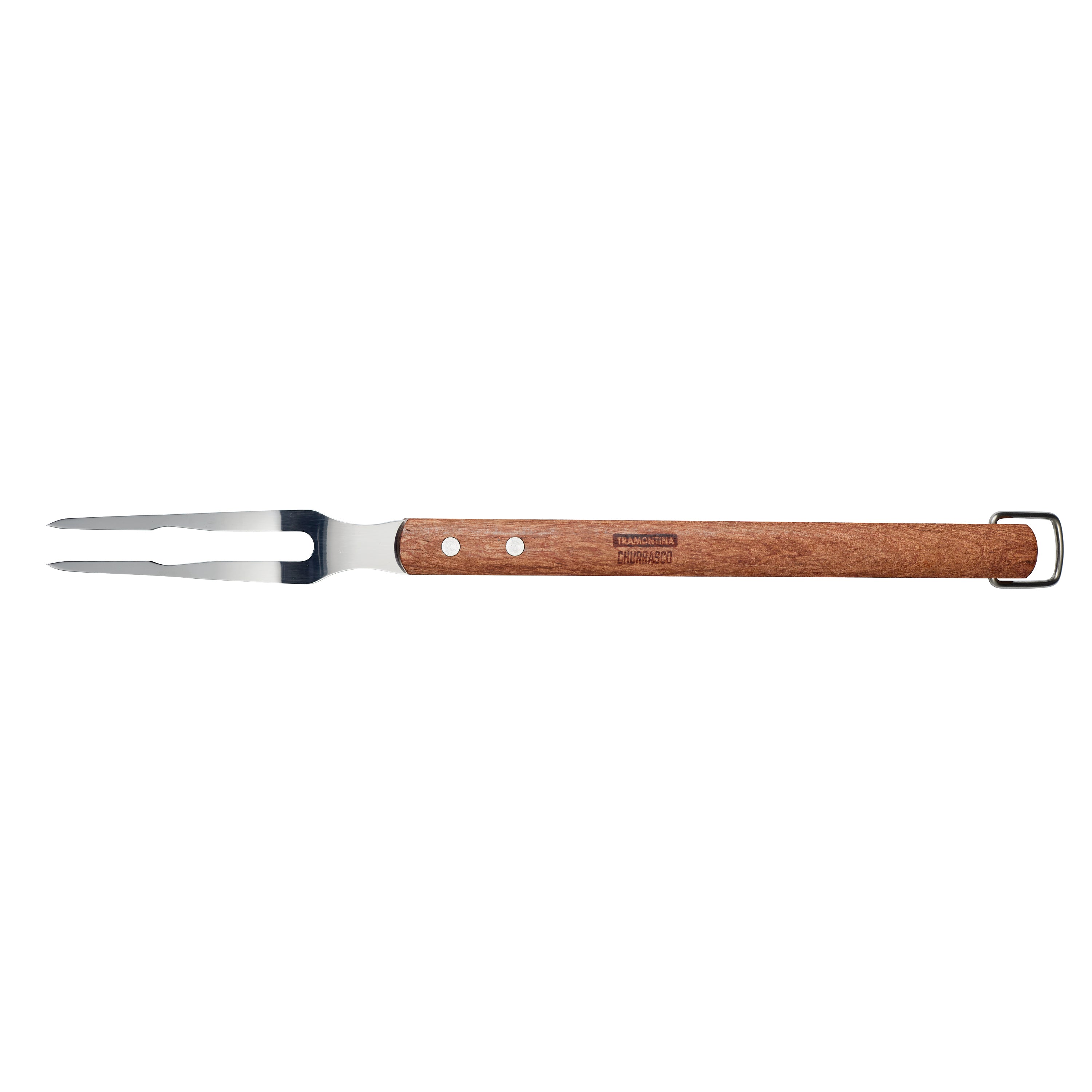 tramontina-churrasco-bbq-carving-fork-with-18-in-wood-handle-stainless-steel-gri image 2