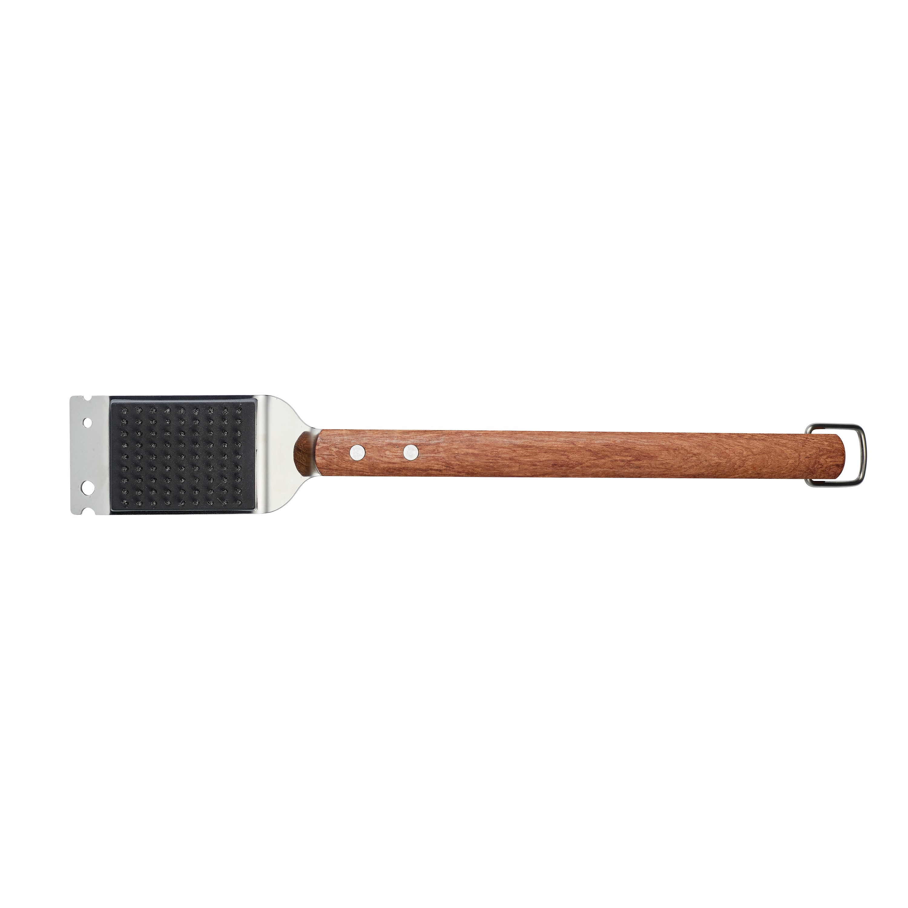 tramontina-churrasco-bbq-grill-brush-with-18-6-inch-wood-handle-stainless-steel- image 3