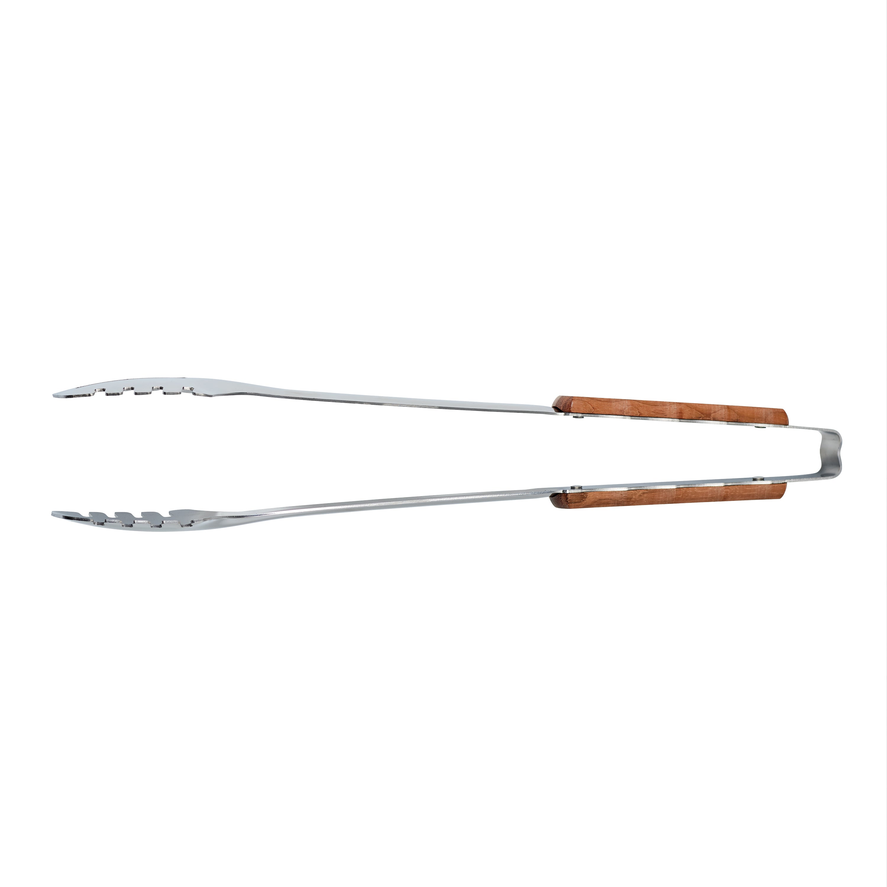 tramontina-churrasco-stainless-steel-bbq-tongs-with-wood-handle image 3