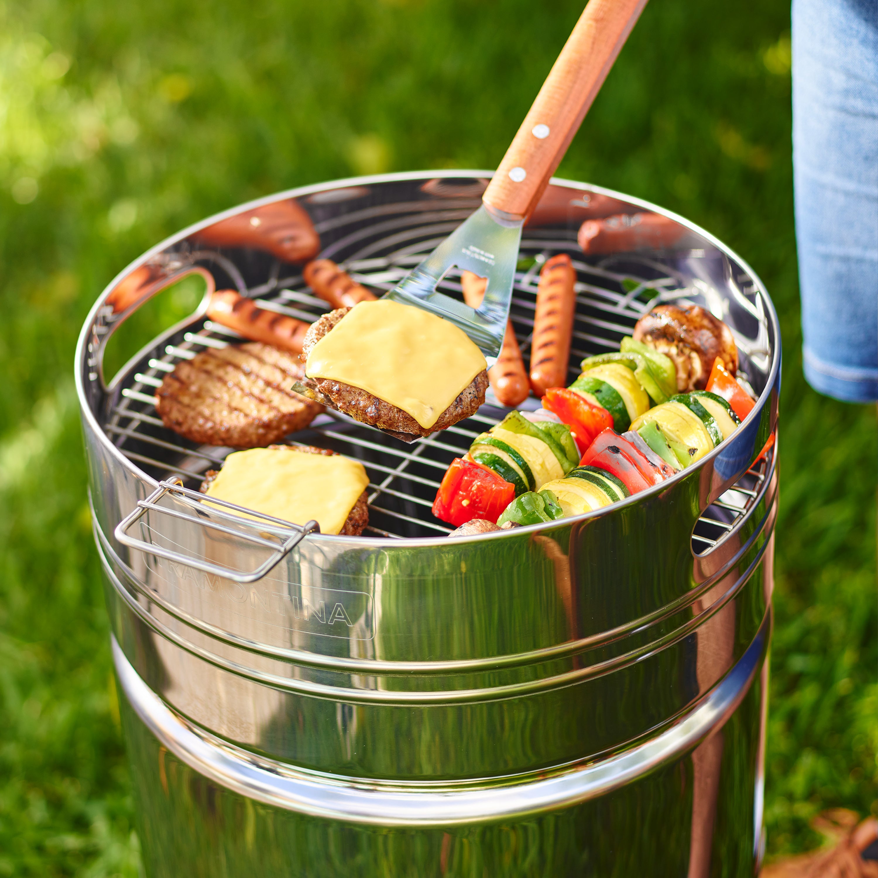 tramontina-churrasco-stainless-steel-bbq-spatula-with-wood-handle image 3