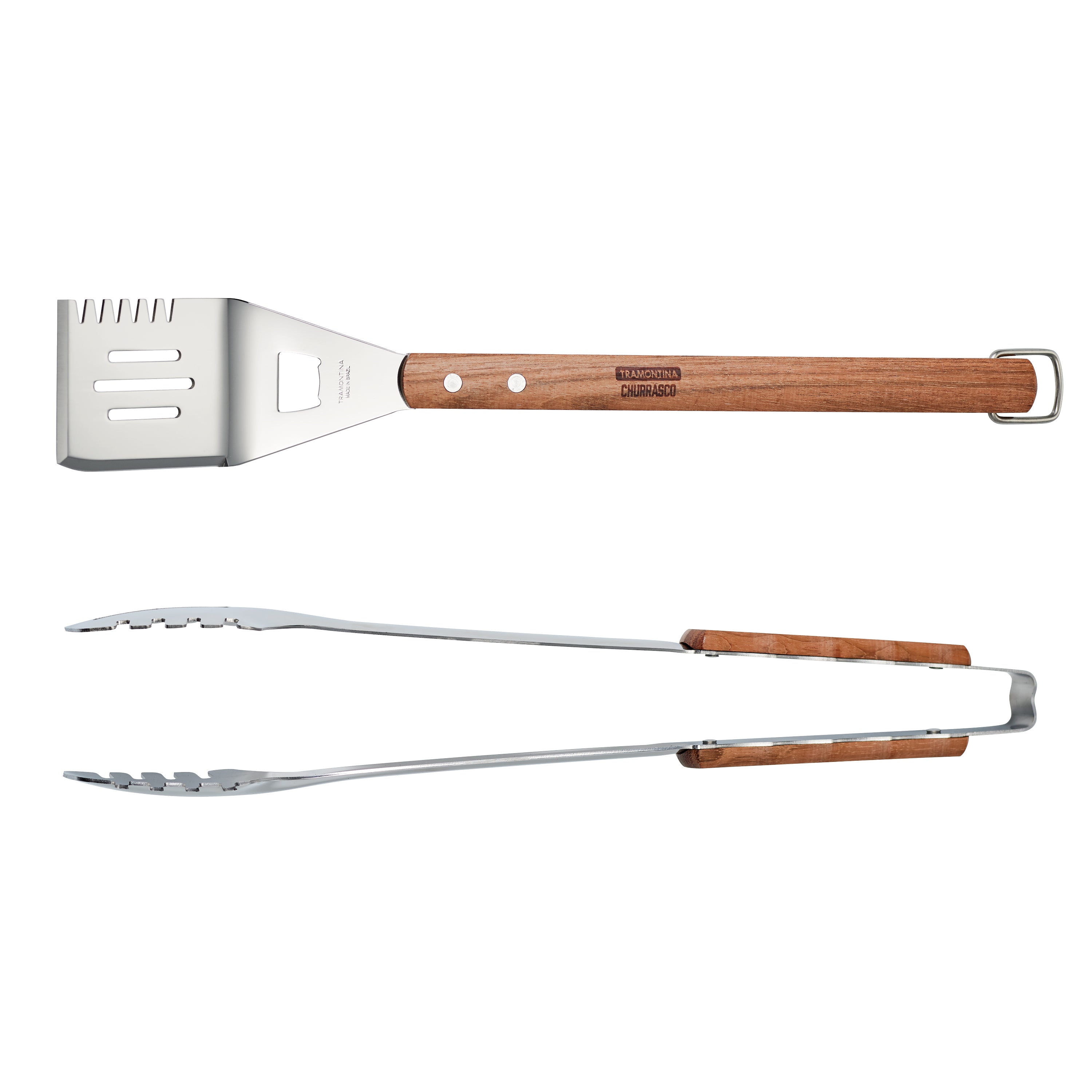 tramontina-churrasco-2-piece-bbq-tool-set-with-spatula-and-barbecue-tongs-stainl image 4