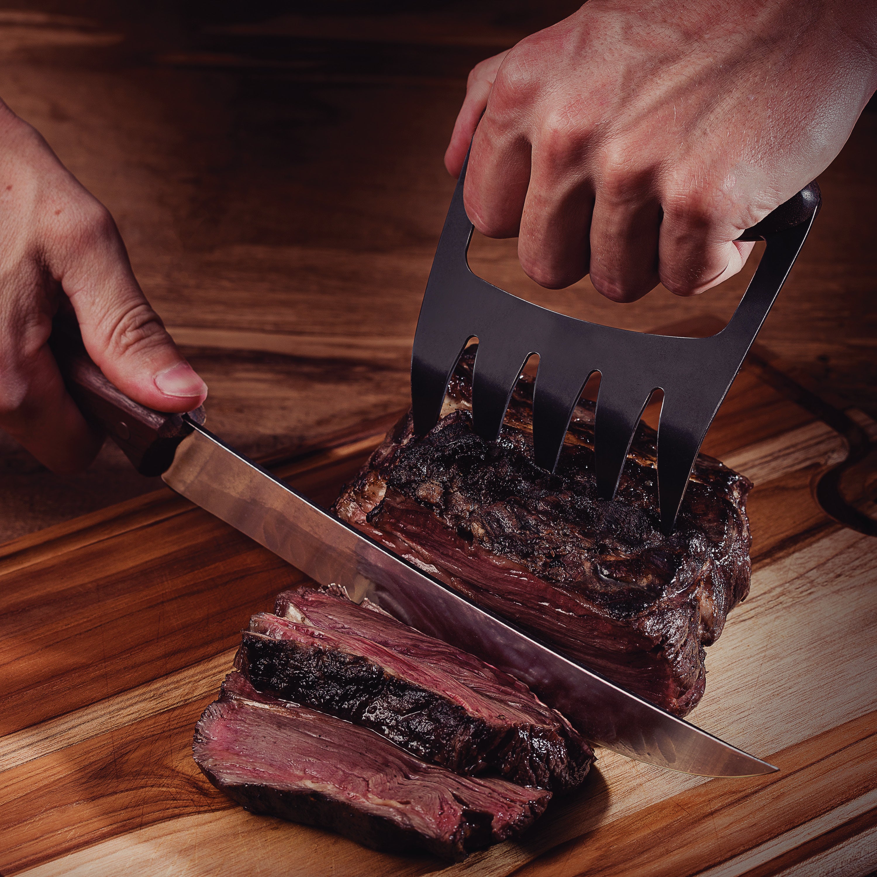tramontina-churrasco-bbq-4-piece-carving-knife-cutting-board-and-shredding-claws image 6