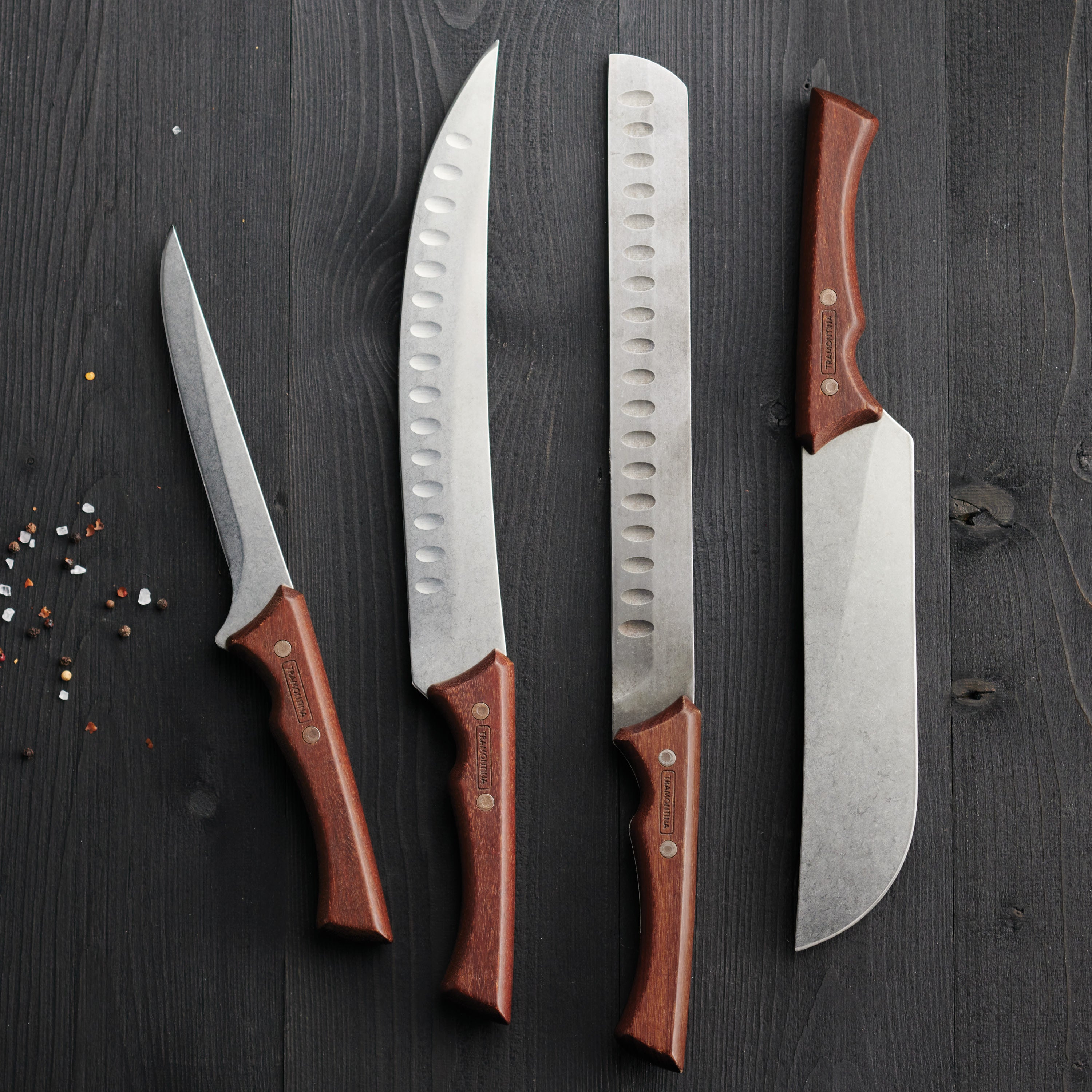 tramontina-churrasco-4-piece-grilling-knife-set-with-boning-meat-butcher-and-bri image 2