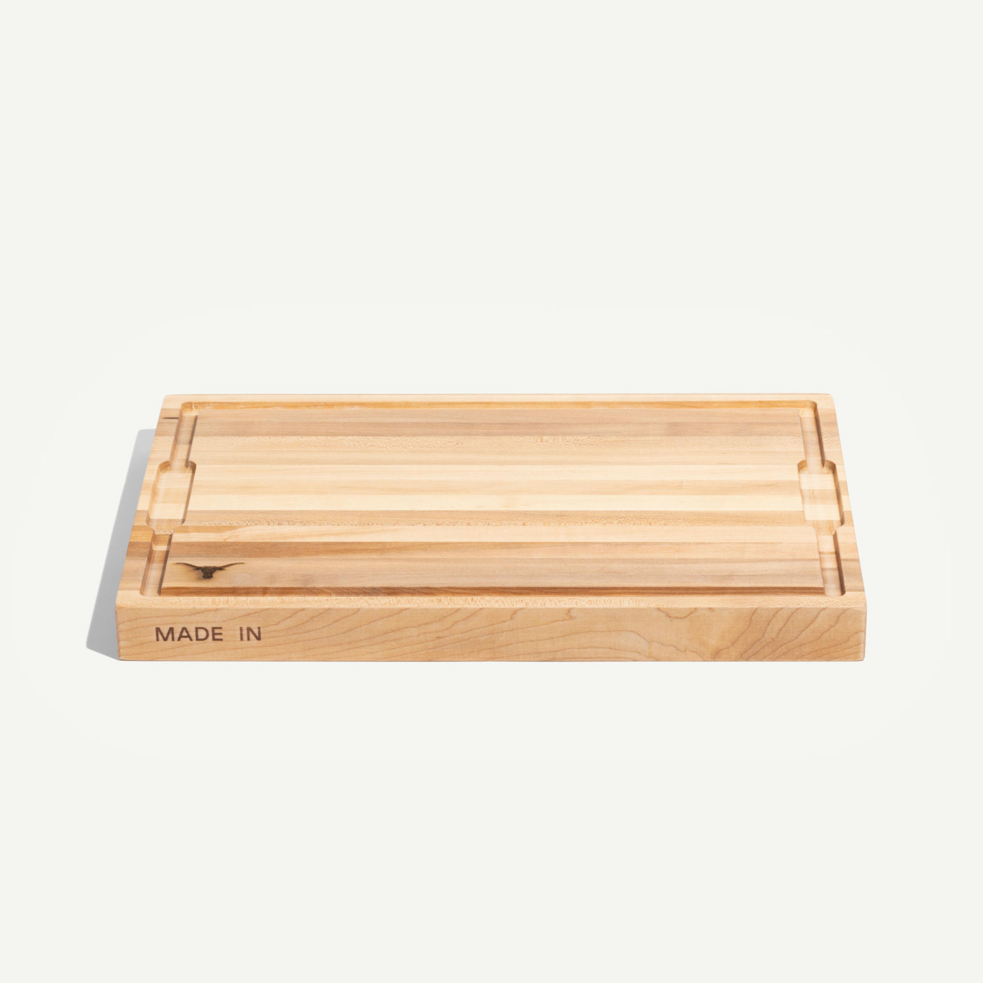 made-in-university-of-texas-maple-wood-butcher-block-with-laser-engraved-ut-logo image 3