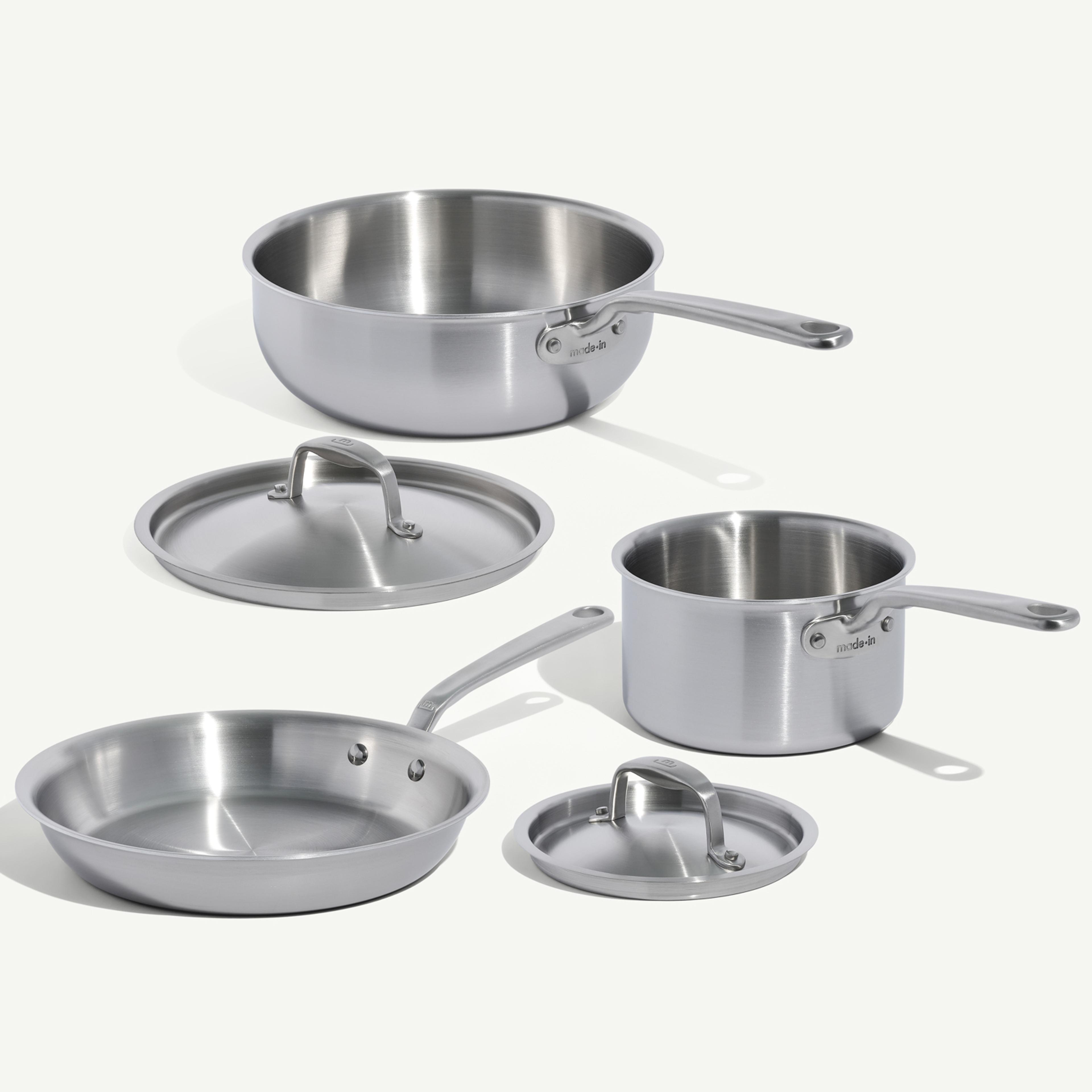 made-in-small-spaces-set-chef-curated-stainless-clad-cookware-set-for-small-kitc image 2