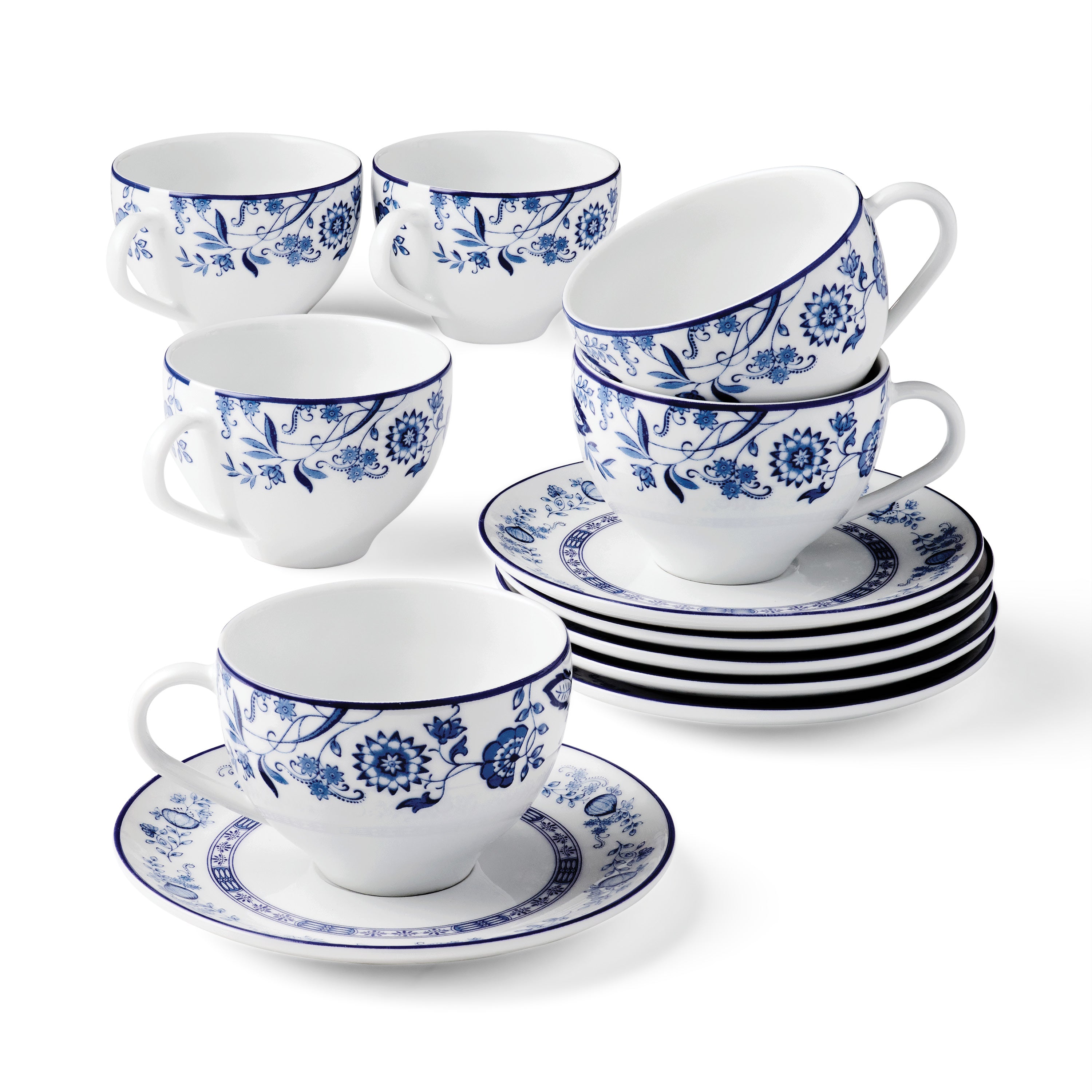 tramontina-dulce-8-5-oz-tea-cup-and-saucer-6-piece-set-non-refractory-porcelain- image 1