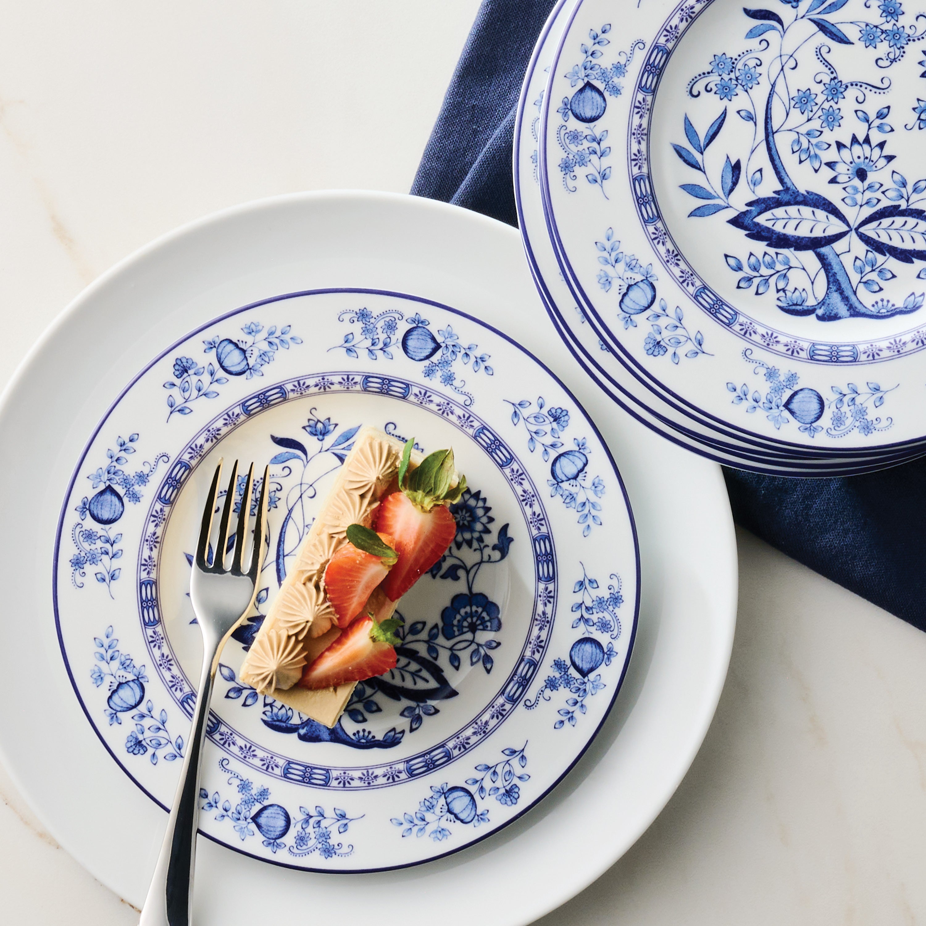 tramontina-dulce-6-piece-dessert-plate-set-glazed-porcelain-microwave-and-dishwa image 7